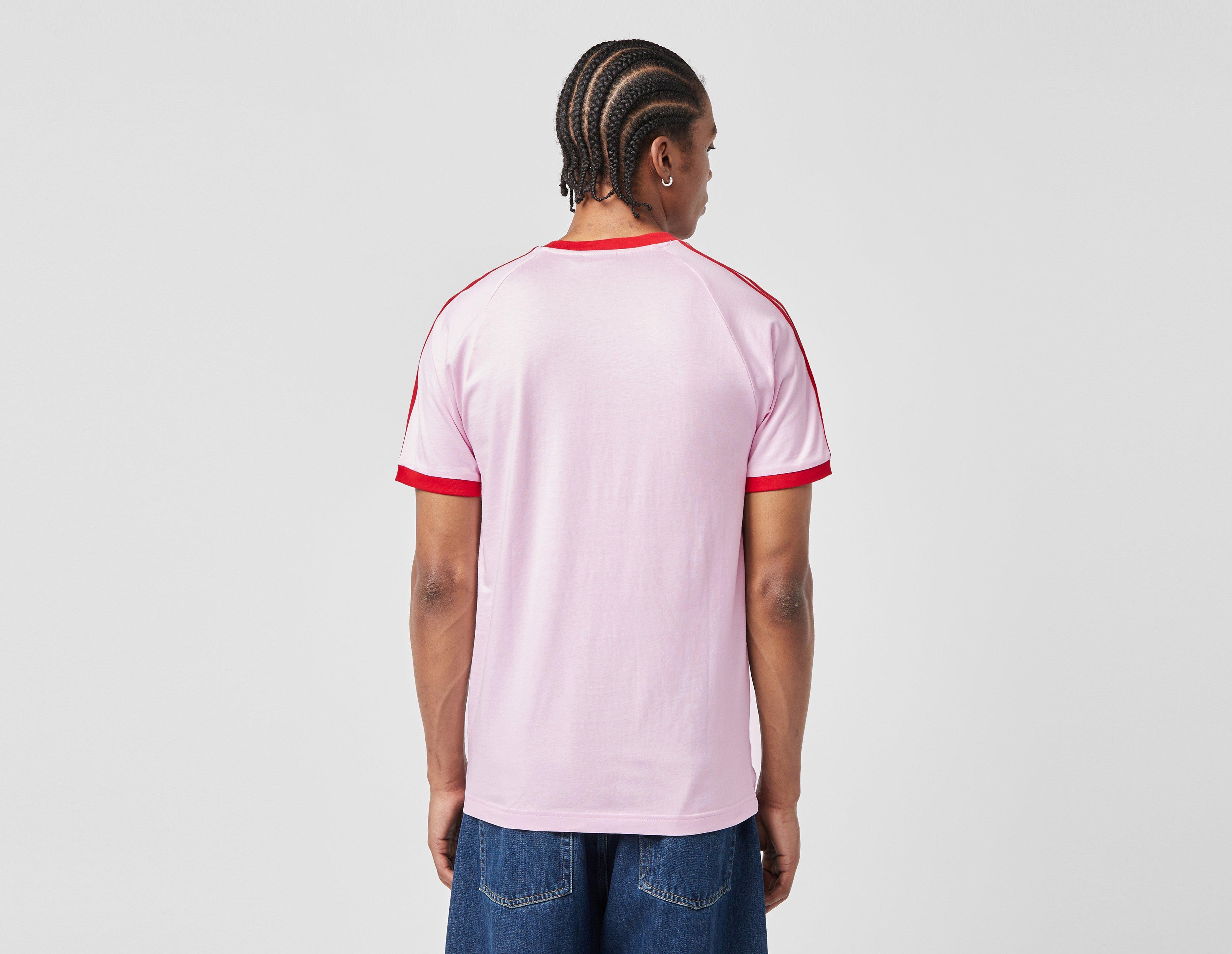 adidas Originals 3 Stripes California T Shirt size exclusive Rosa size Deutschland