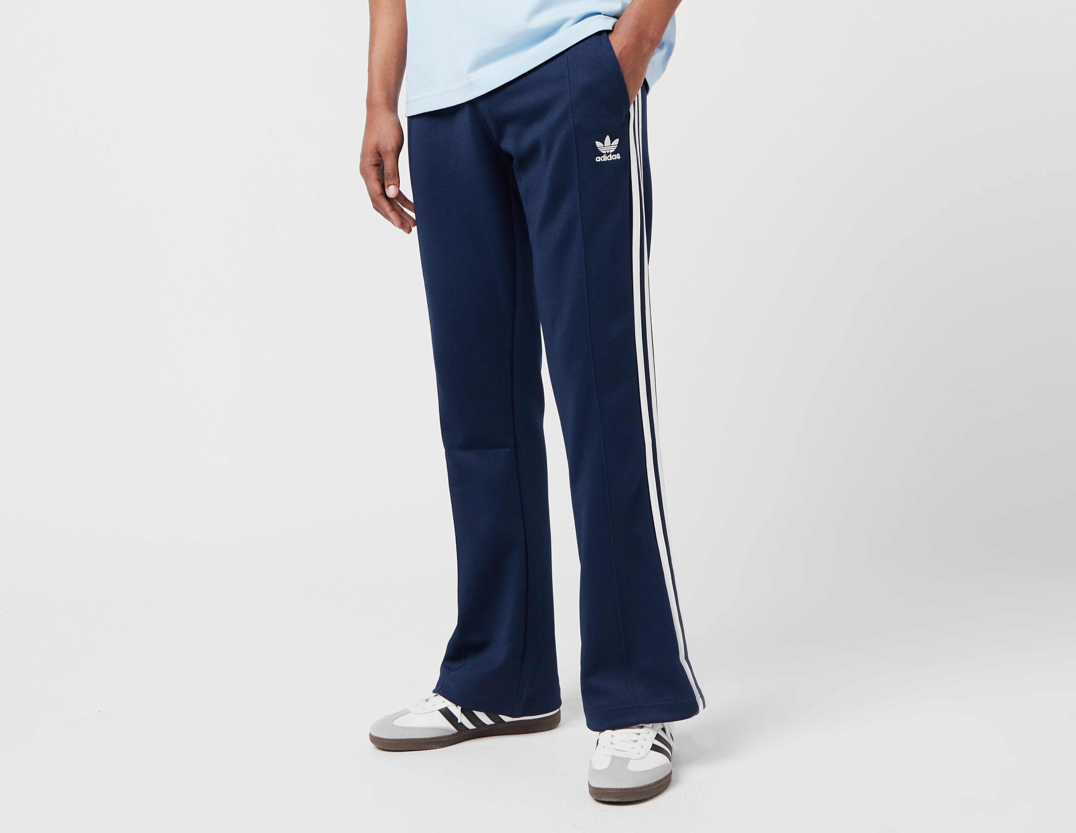 Blue adidas Originals Adicolor 70s Flare Track Pants size
