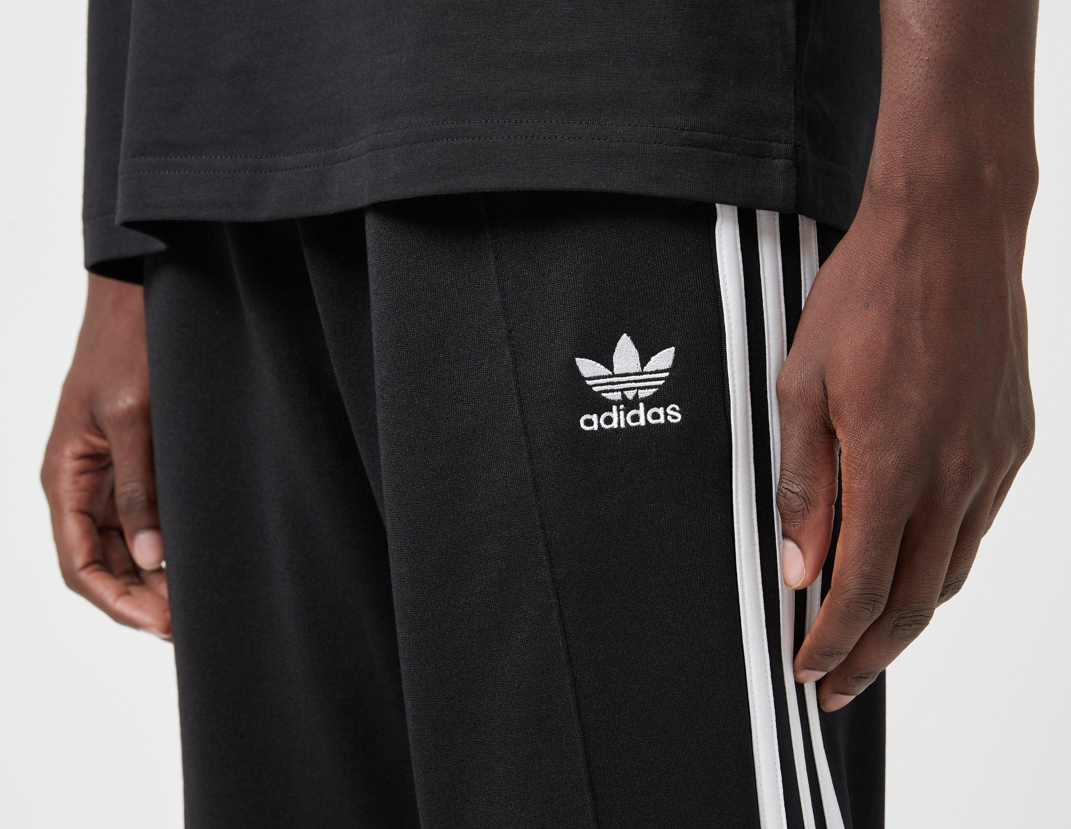 Adidas black superstar track pants clearance
