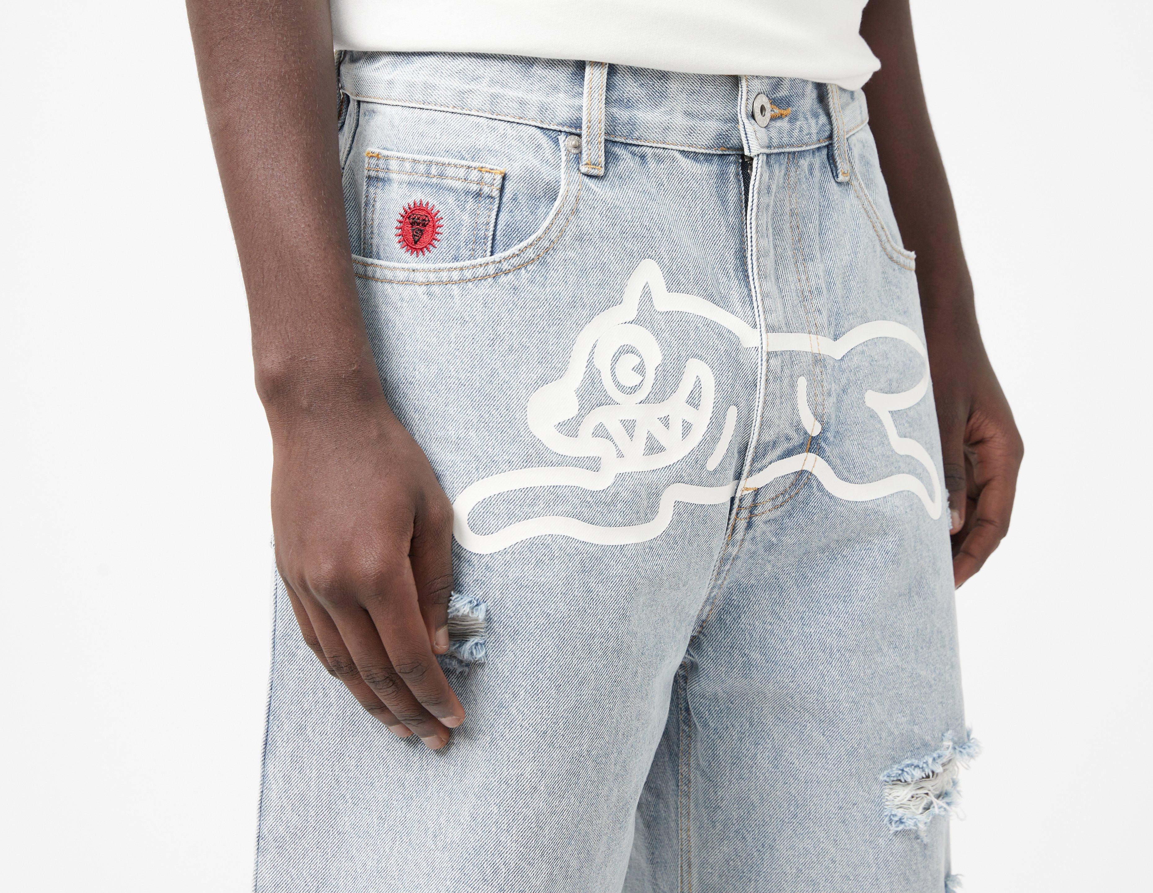 ICECREAM Running Dog Denim Shorts