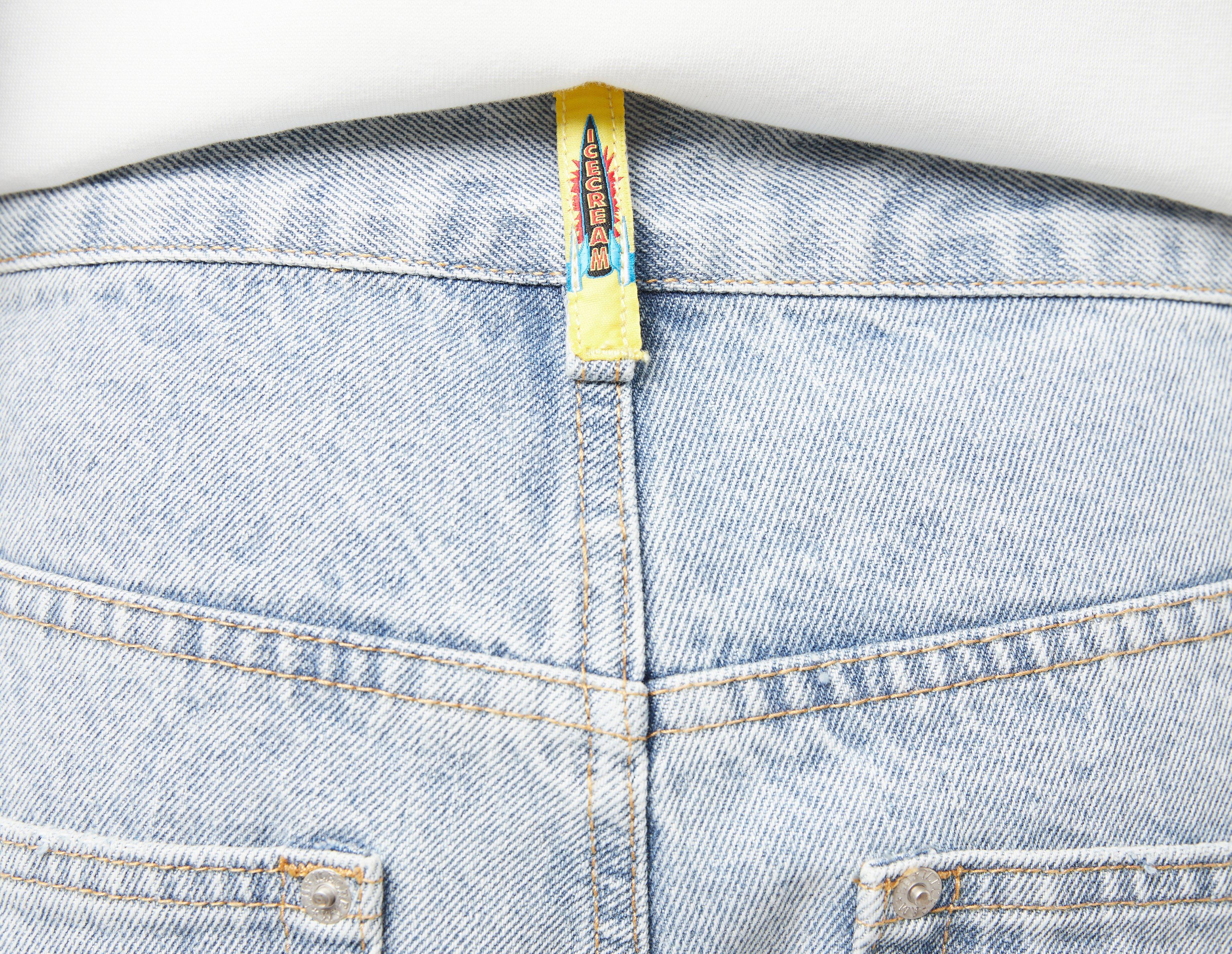 ICECREAM Running Dog Denim Shorts