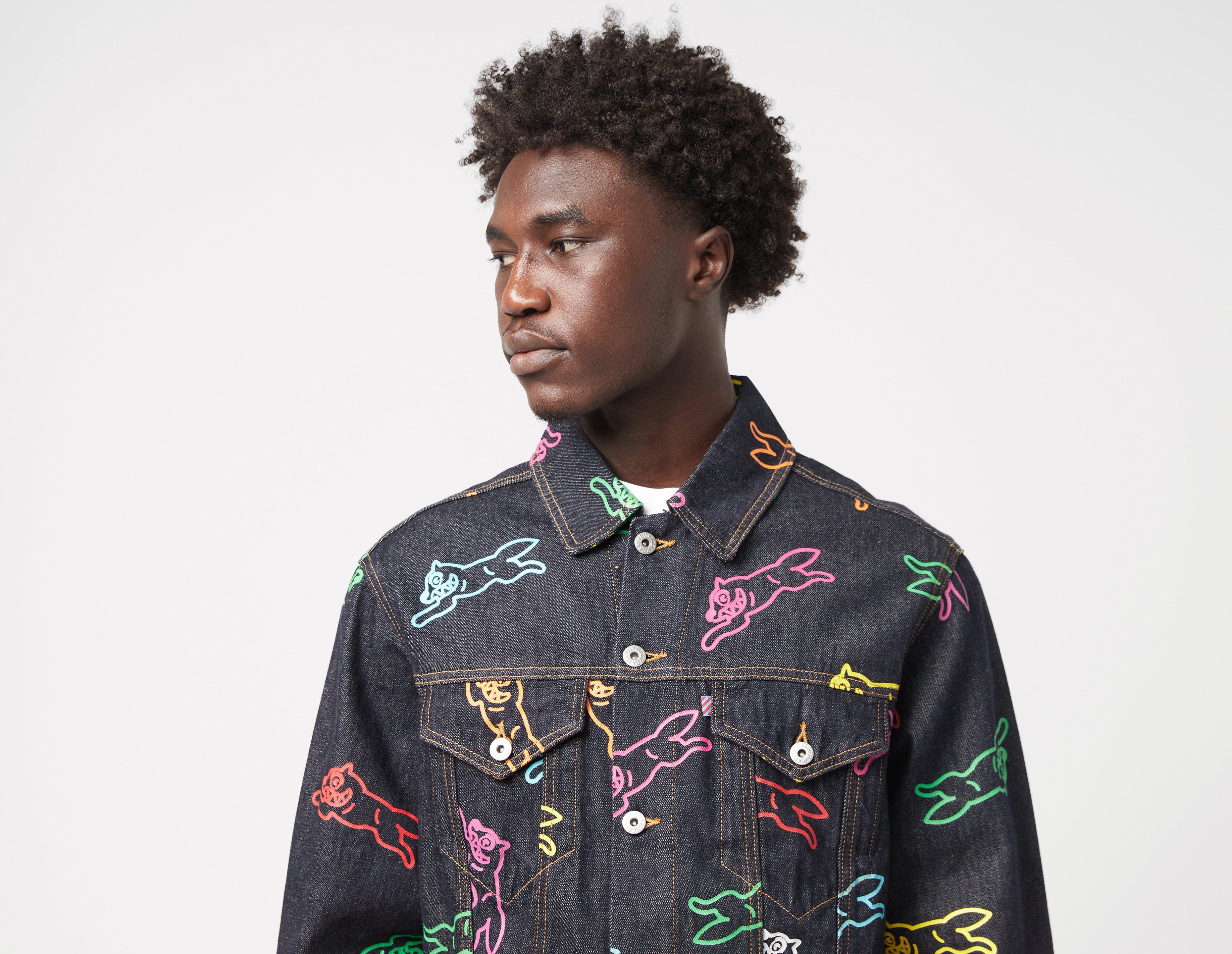 ICECREAM All Over Print Running Dog Trucker Jacket