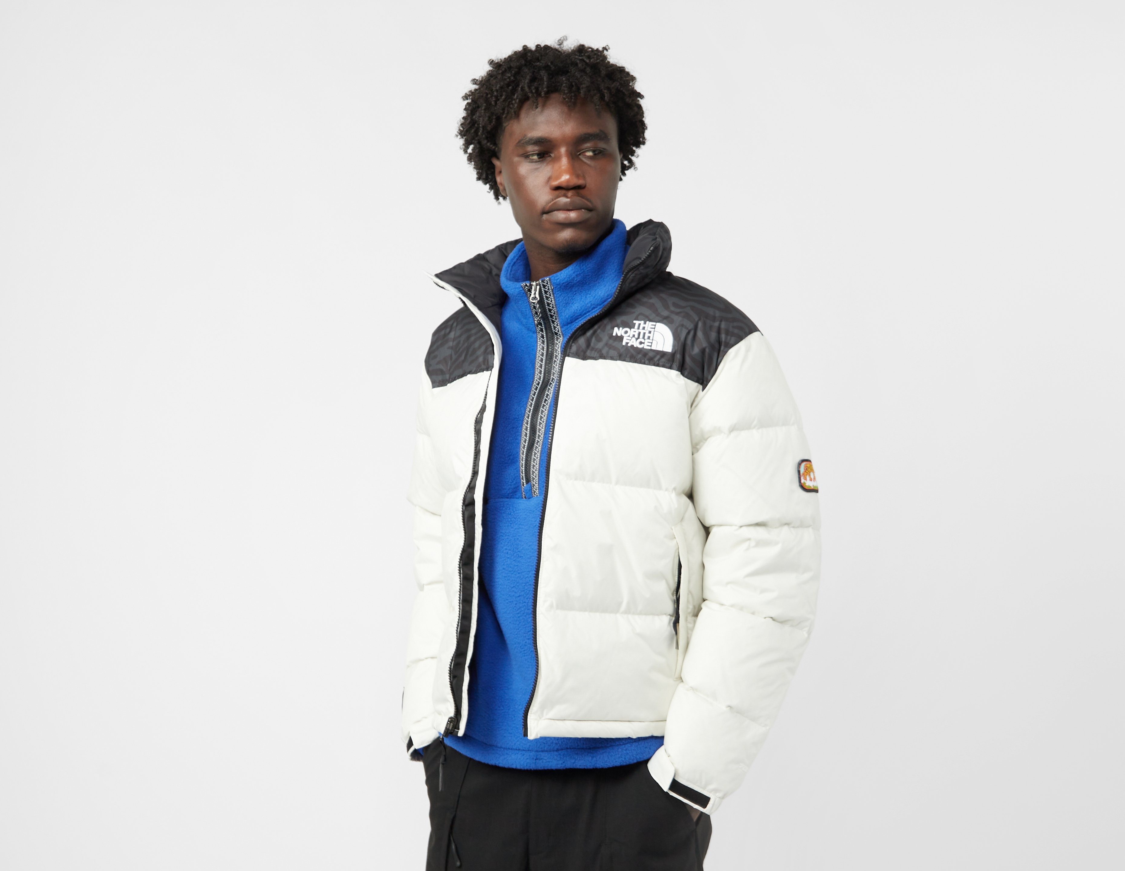 North face nuptse bianco best sale