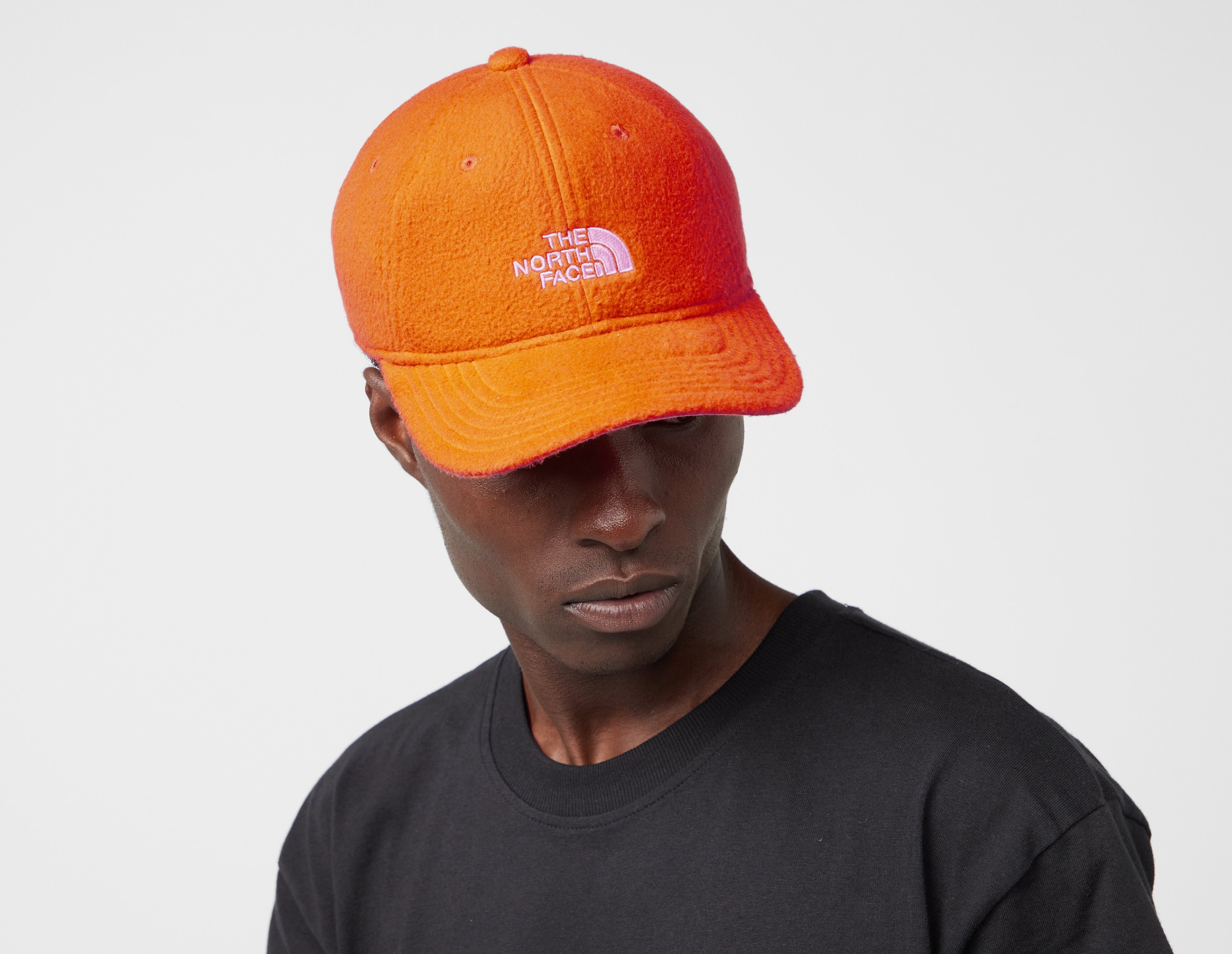 Orange north face hat online