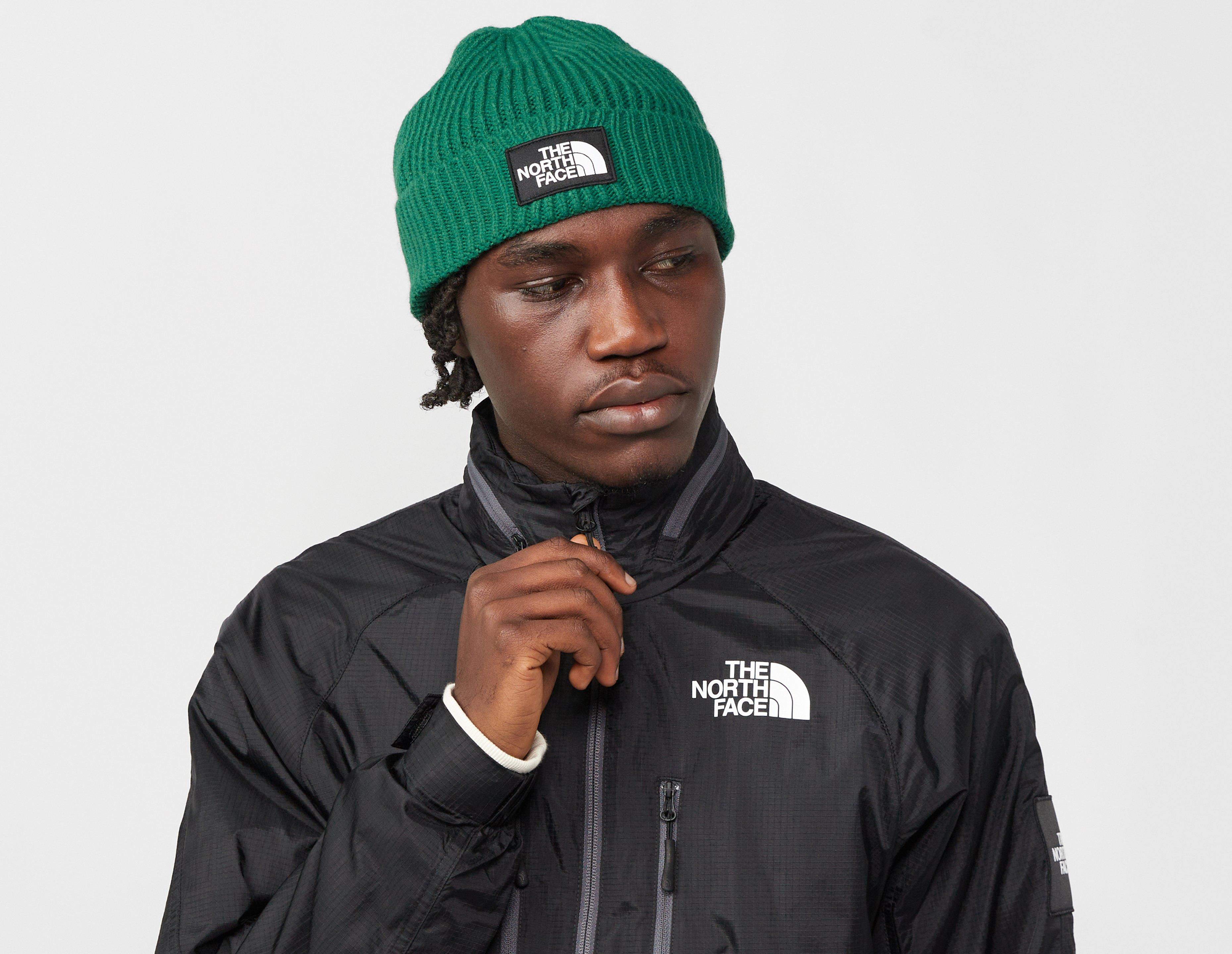 The North Face Logo Box Cuffed Beanie Hat