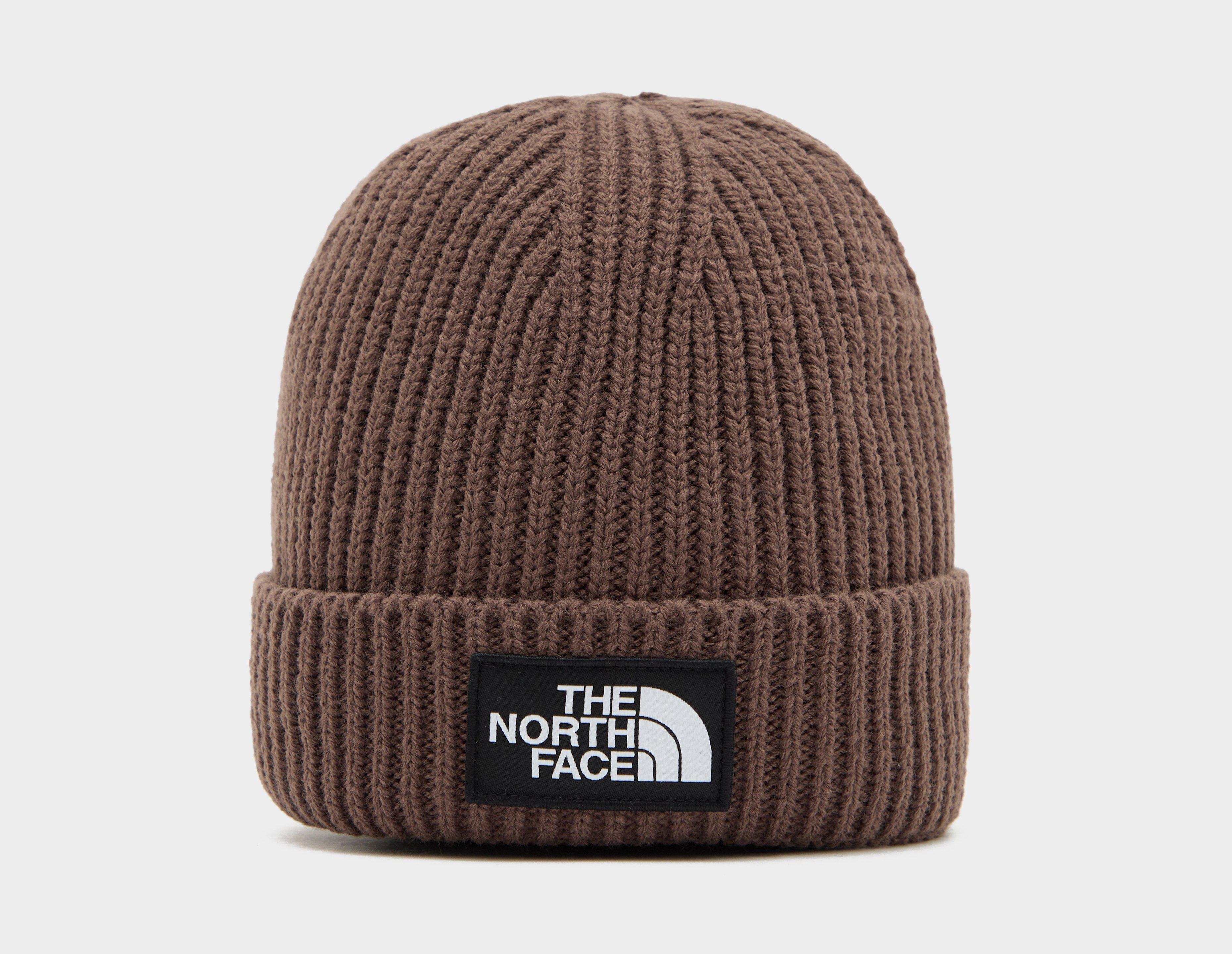 The North Face Logo Box Cuffed Beanie Hat