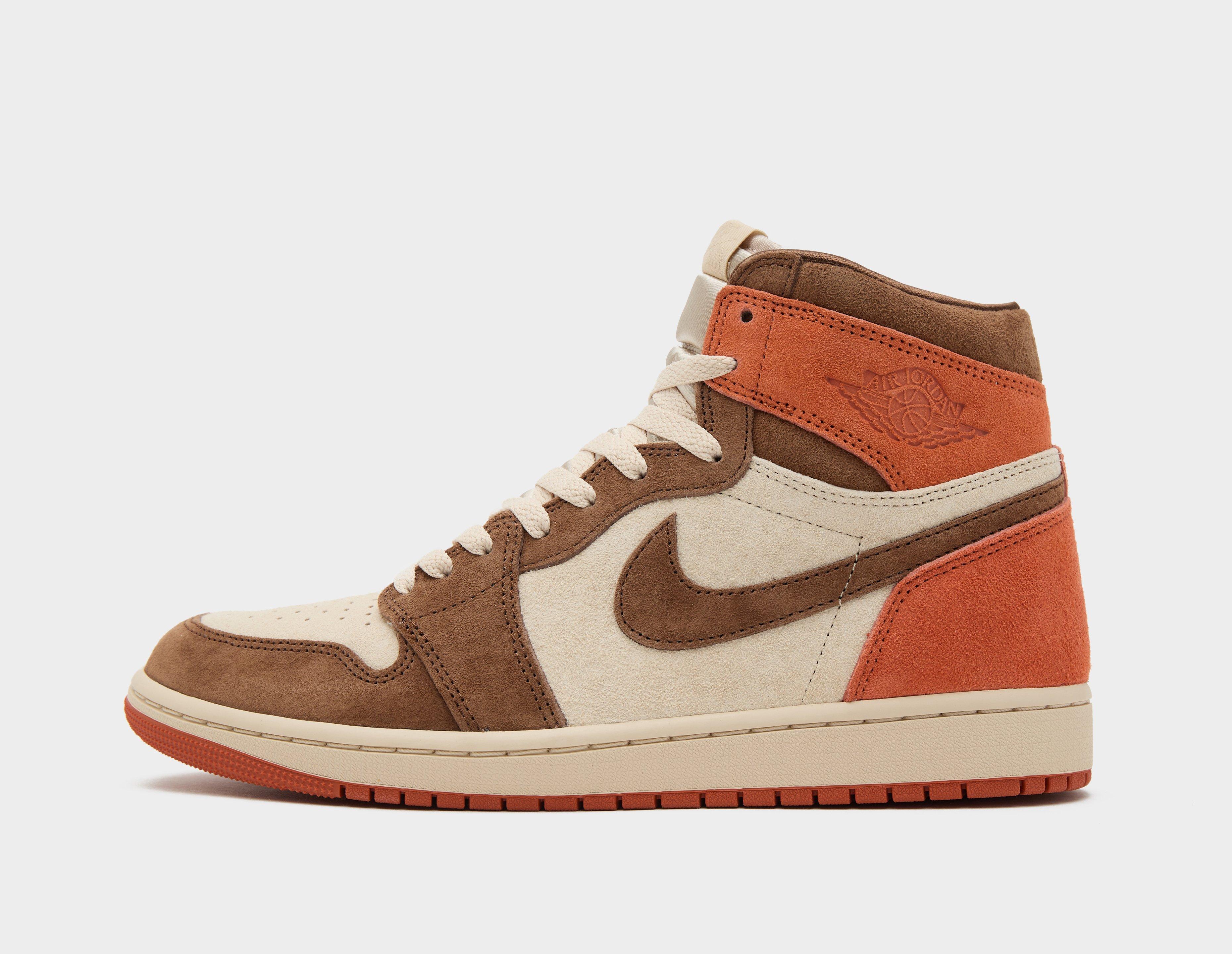 Brown best sale jordan shoes