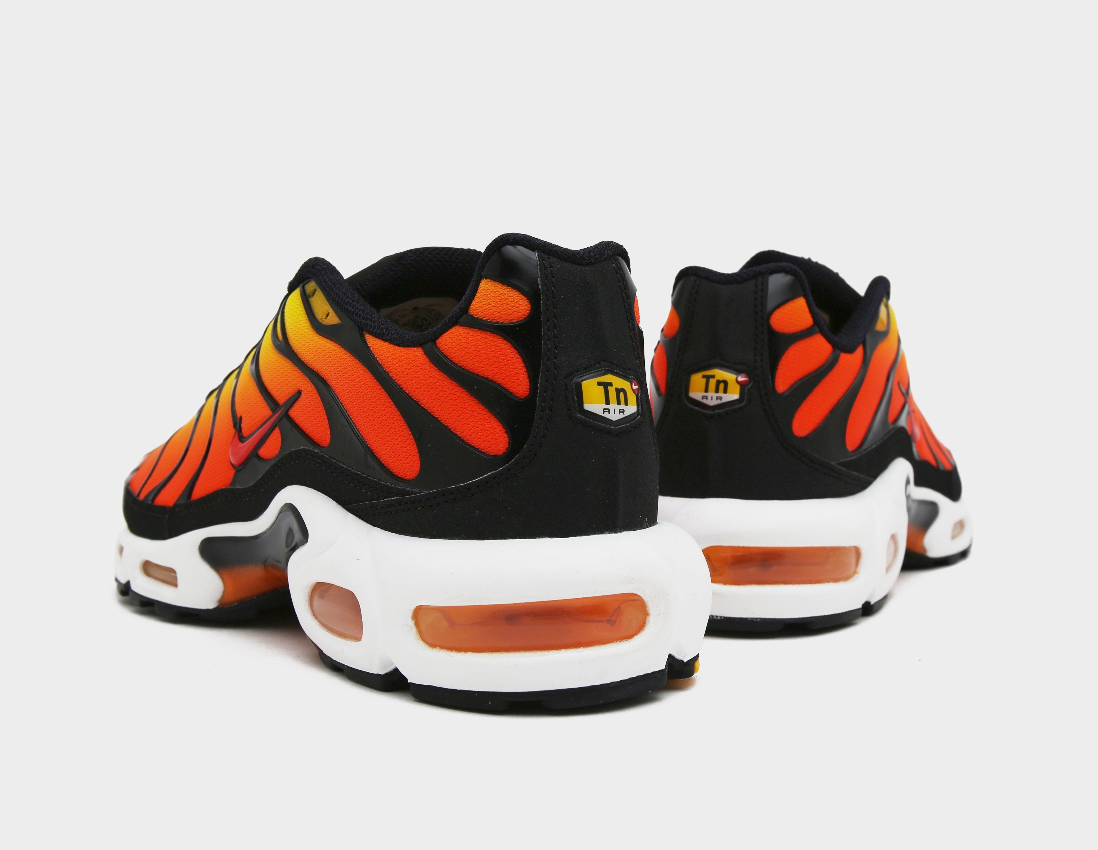 Orange Nike Air Max Plus size