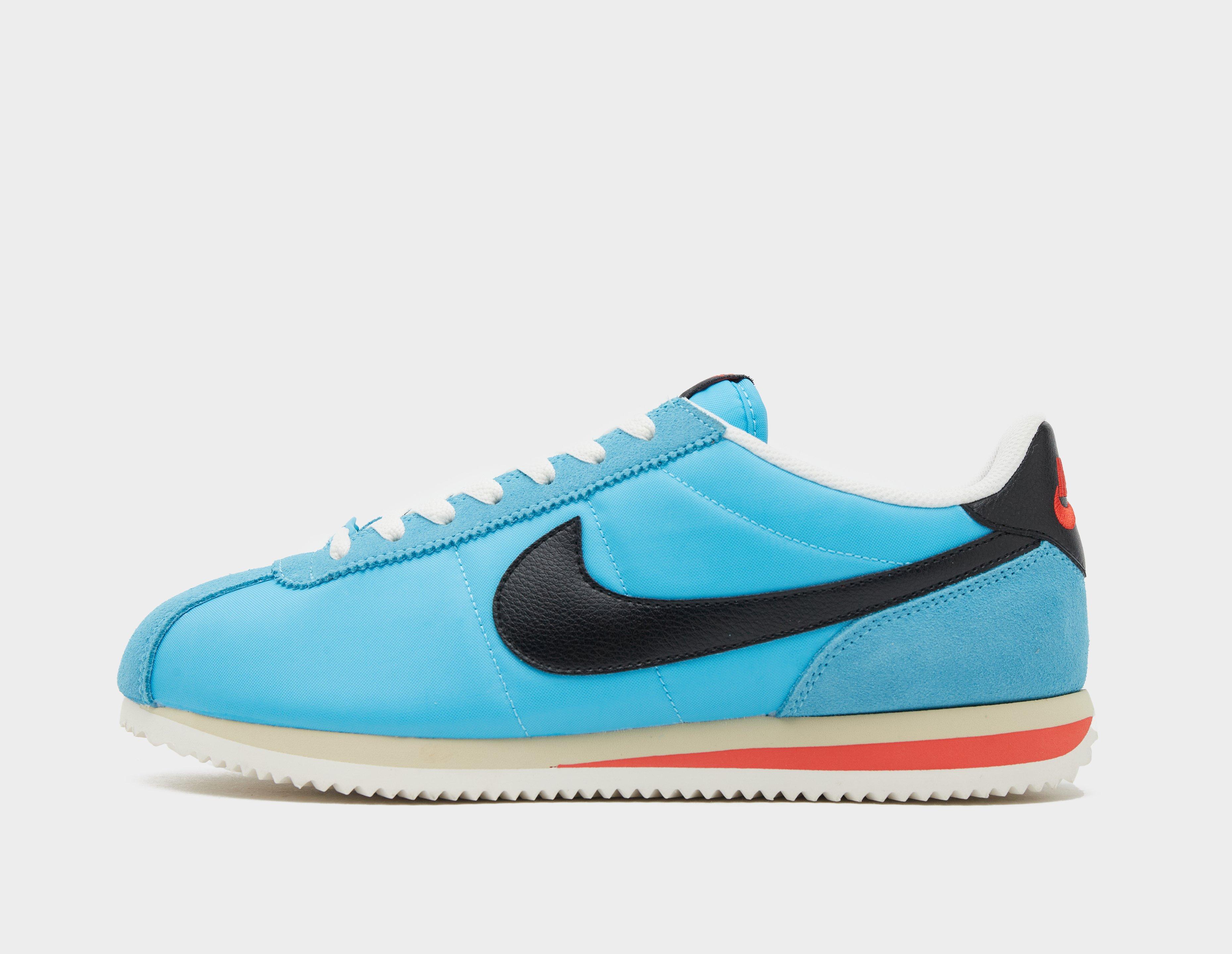 Nike cortez bleu suede best sale