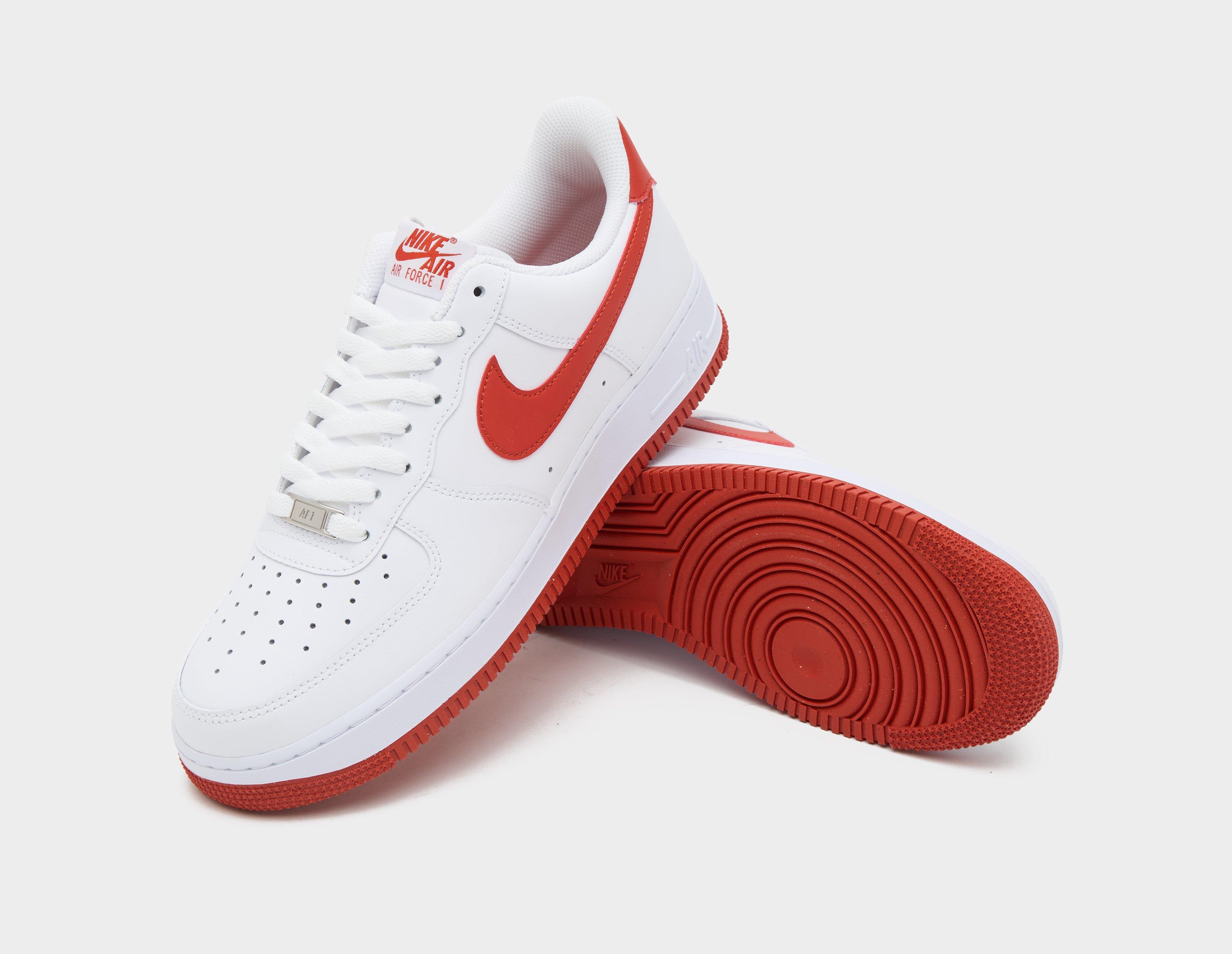 Nike air force 1 07 lx white university red deals