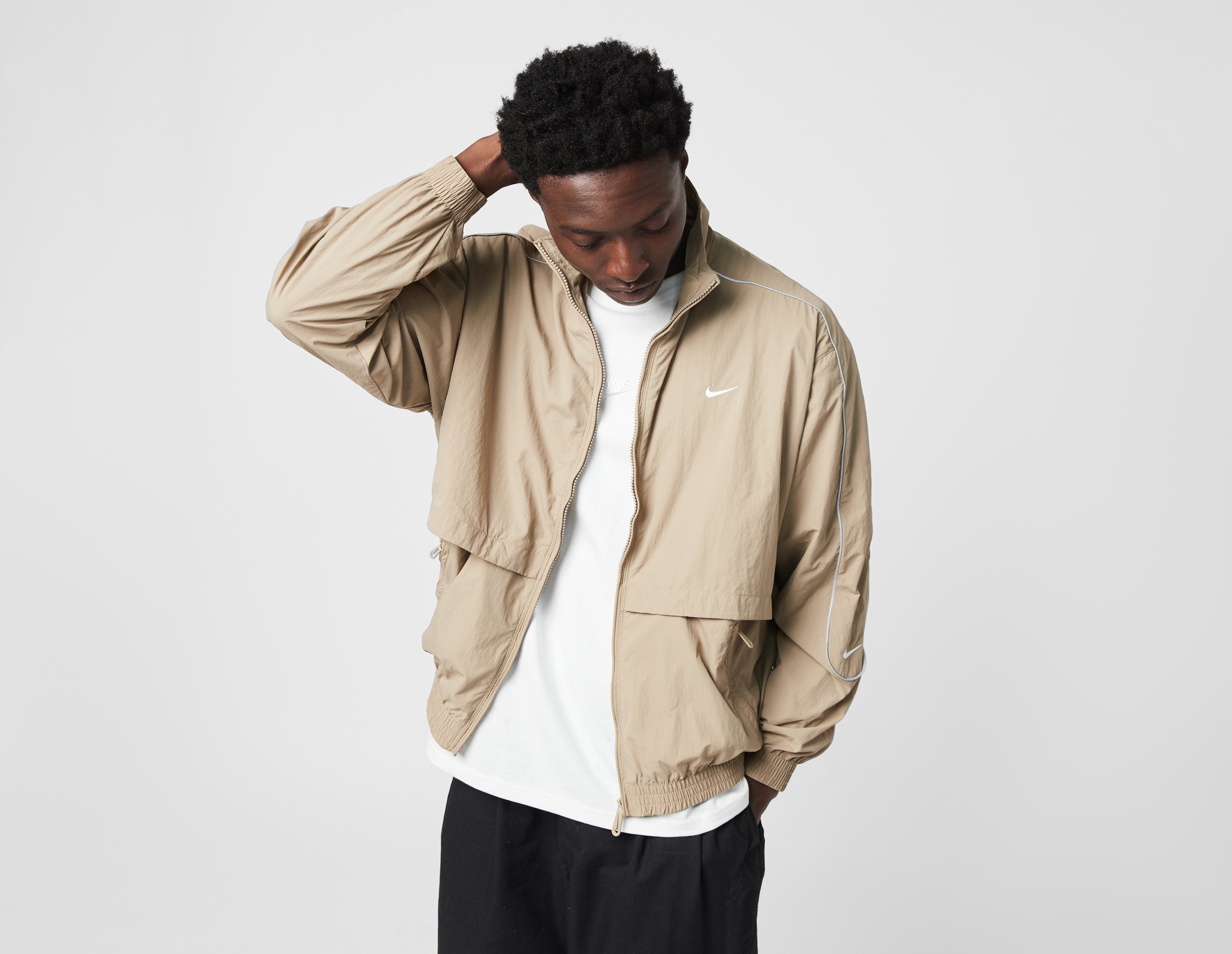 Brown Nike Solo Swoosh Track Jacket | size? Ireland