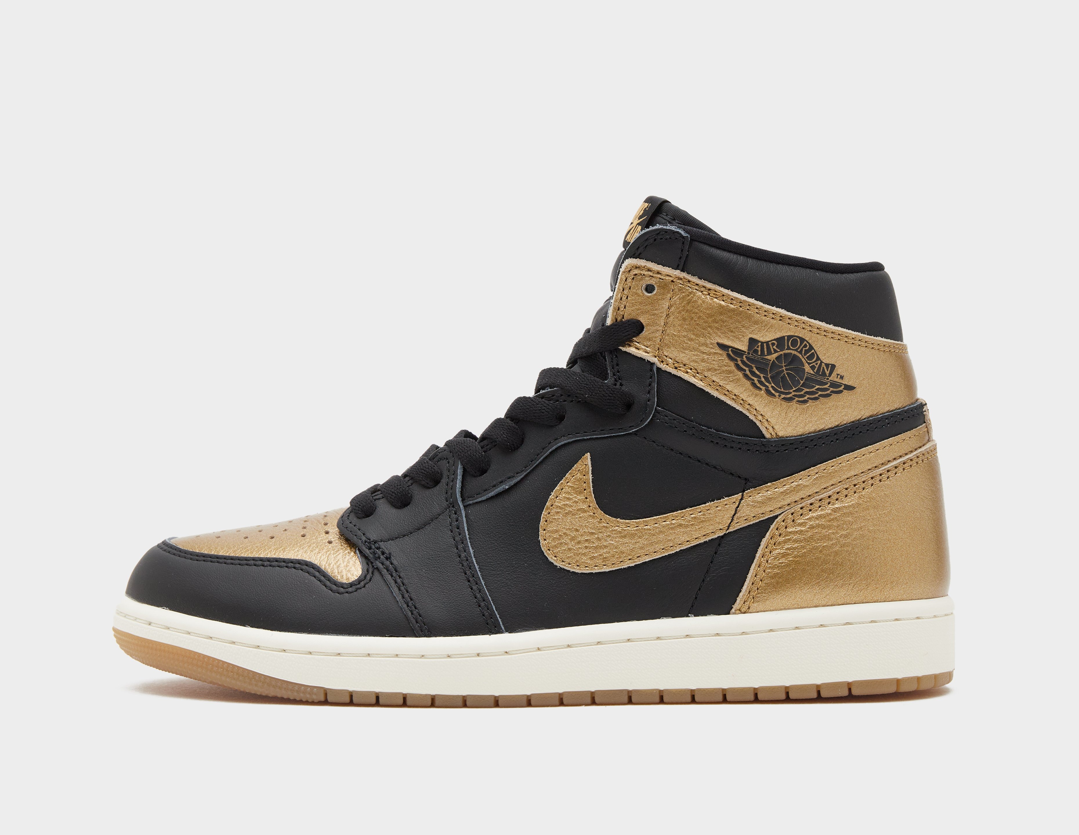 Gold Jordan Air 1 Retro High size