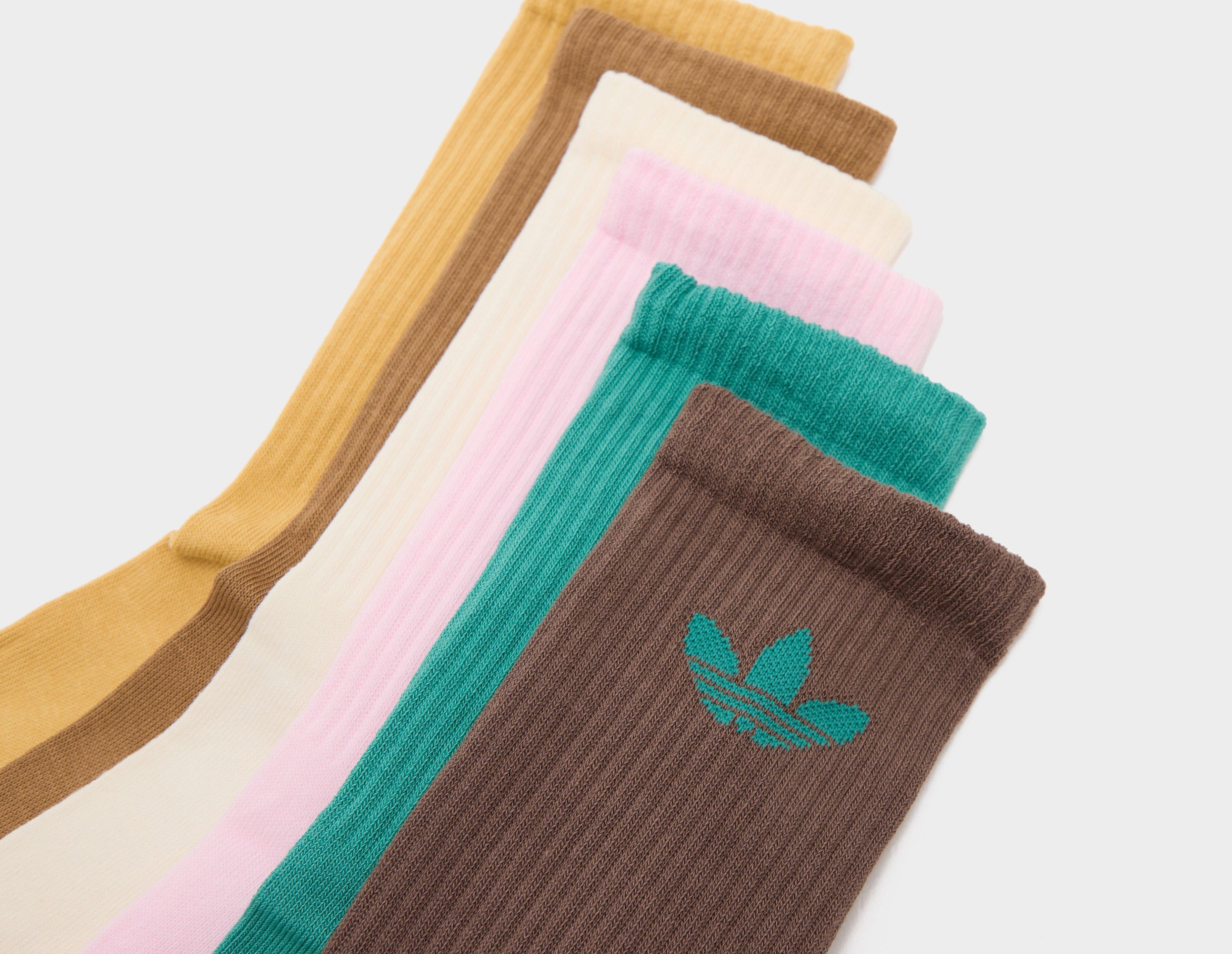 adidas Originals 6-Pack Trefoil Crew Socks - size? exclusive
