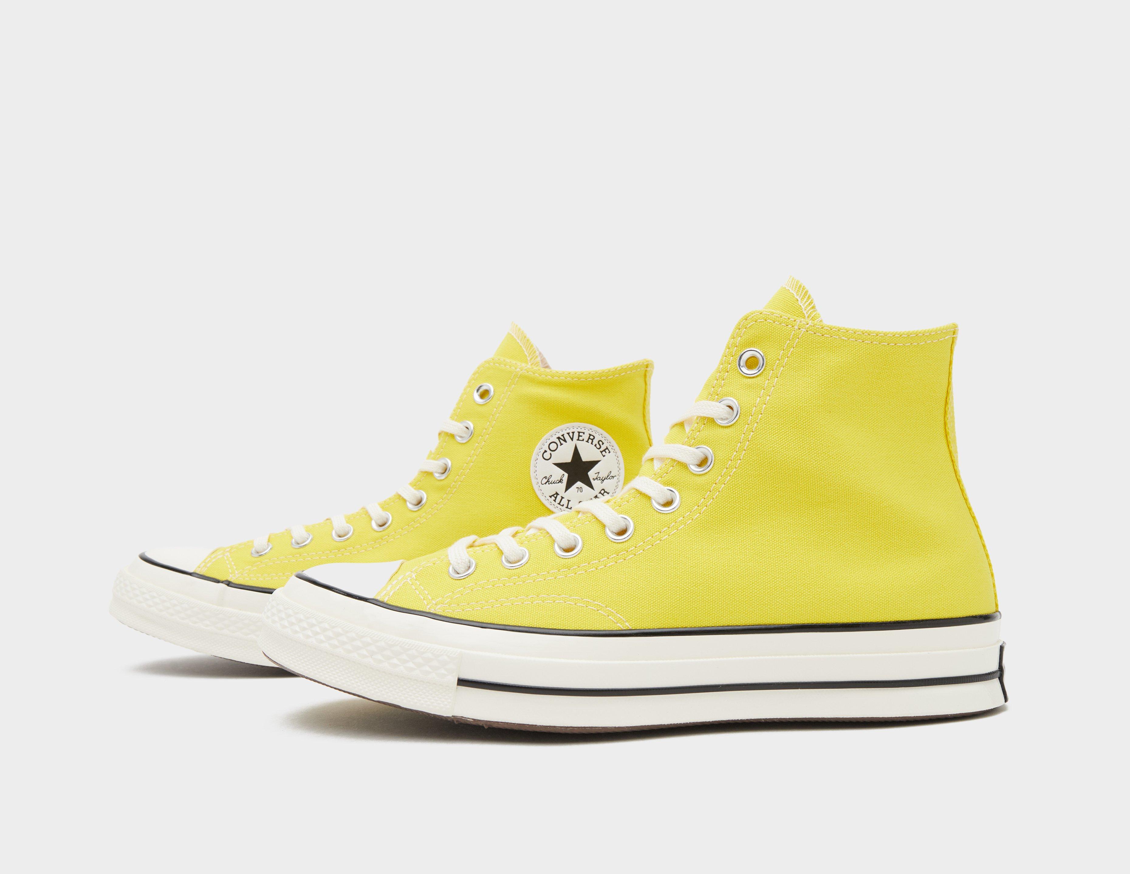 Mens yellow high top converse hotsell