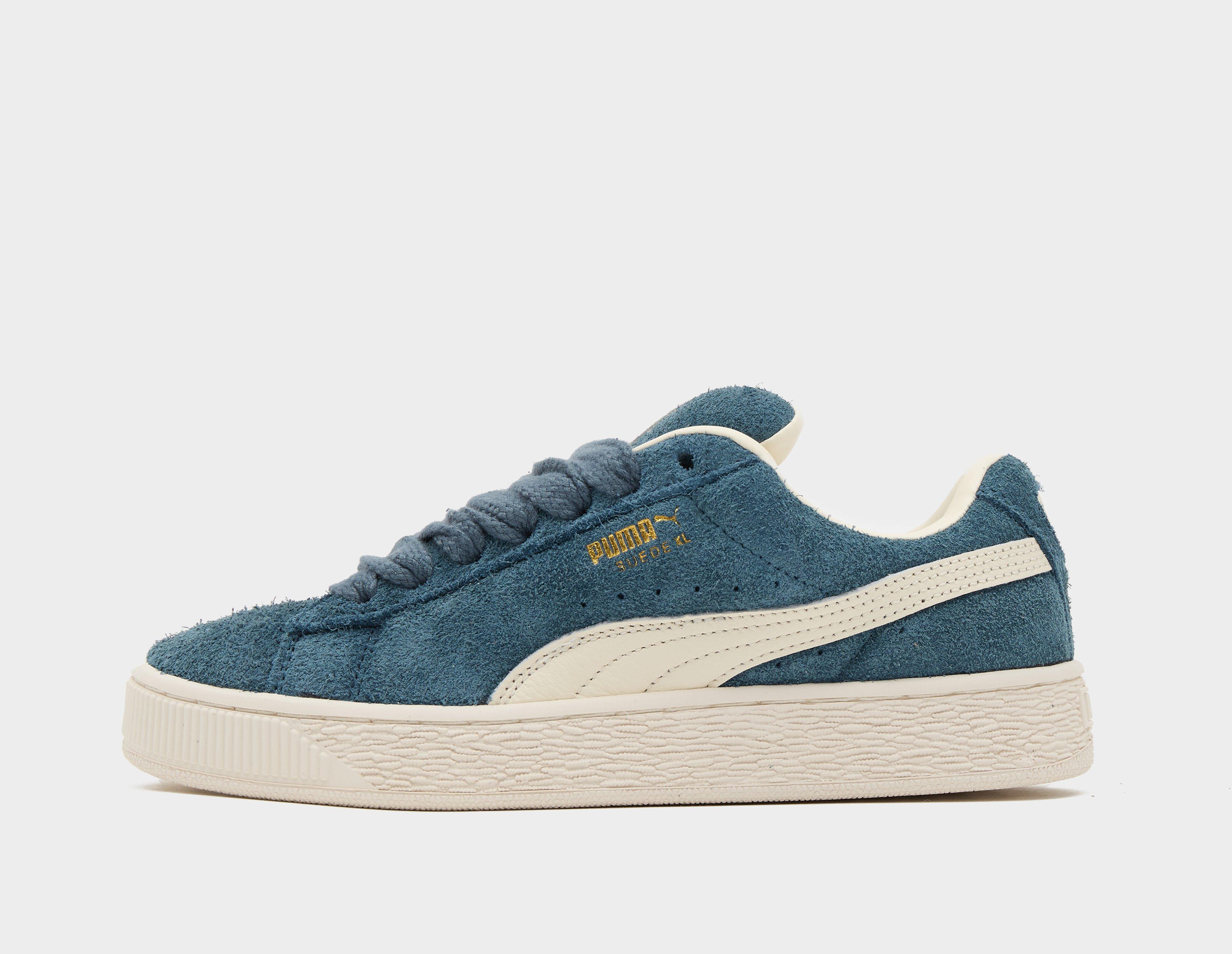 Blue suede pumas women's online