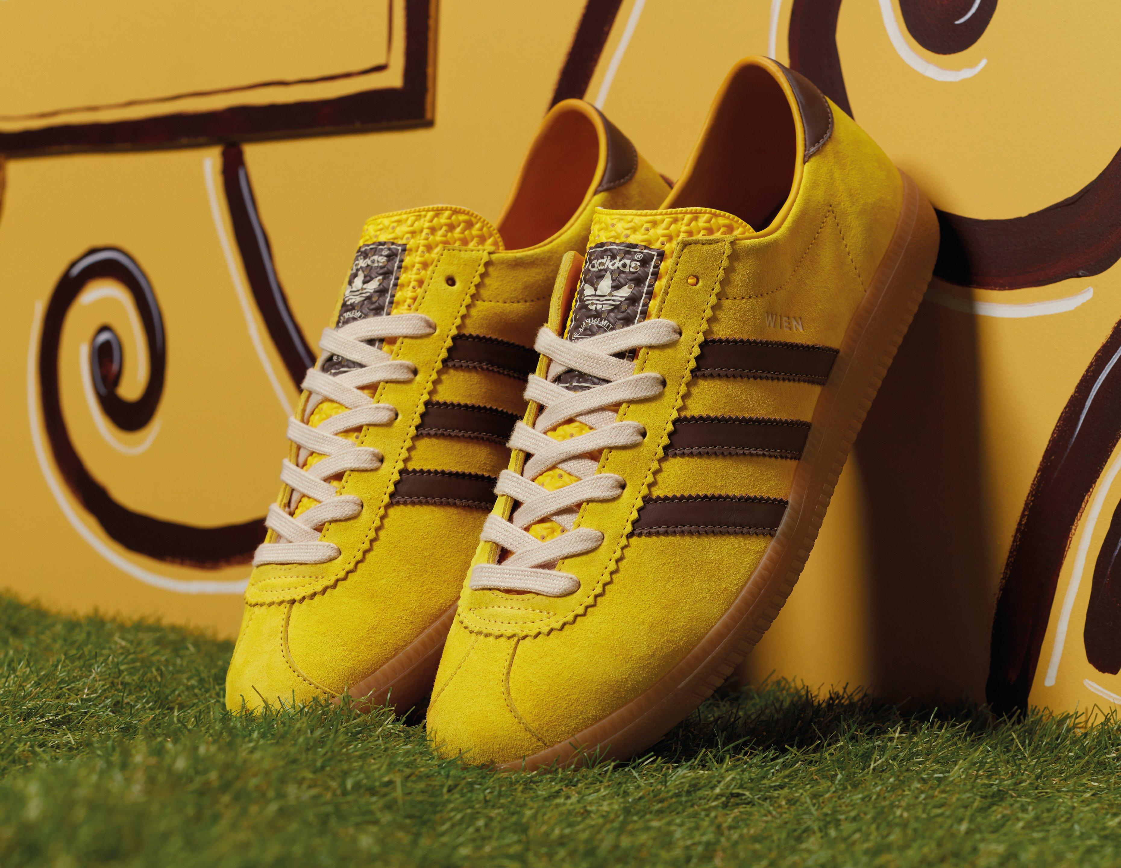 Yellow adidas Originals Wien - size? exclusive | size? Yellow adidas Originals Wien - size? exclusive | size?