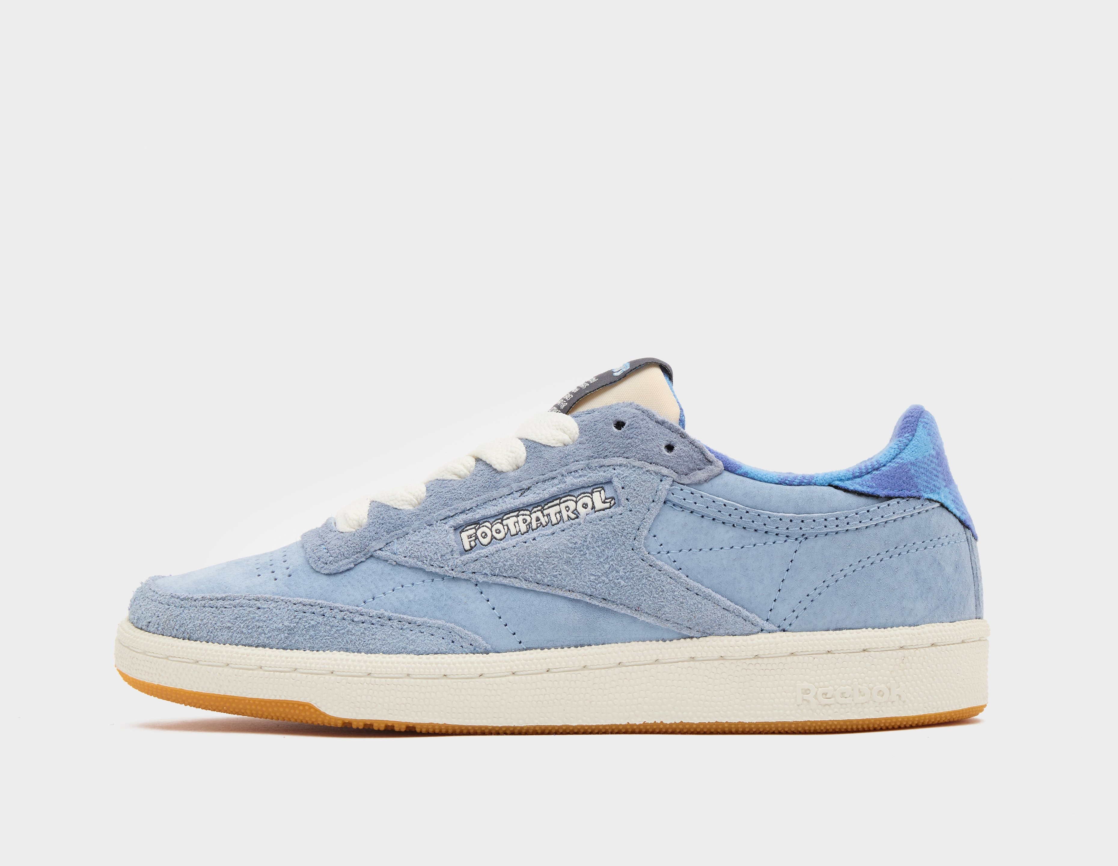 Blue Reebok x Footpatrol Club C size?