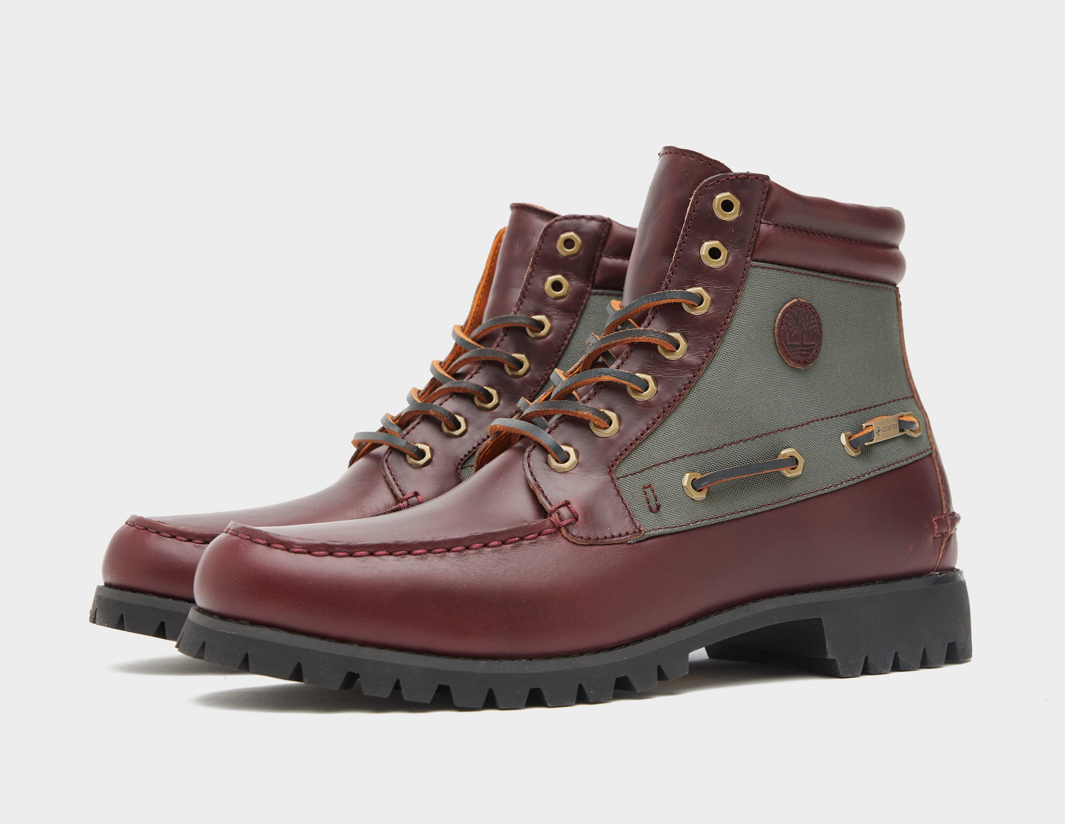 Red Timberland Authentic Lace Up GORE TEX Boot size