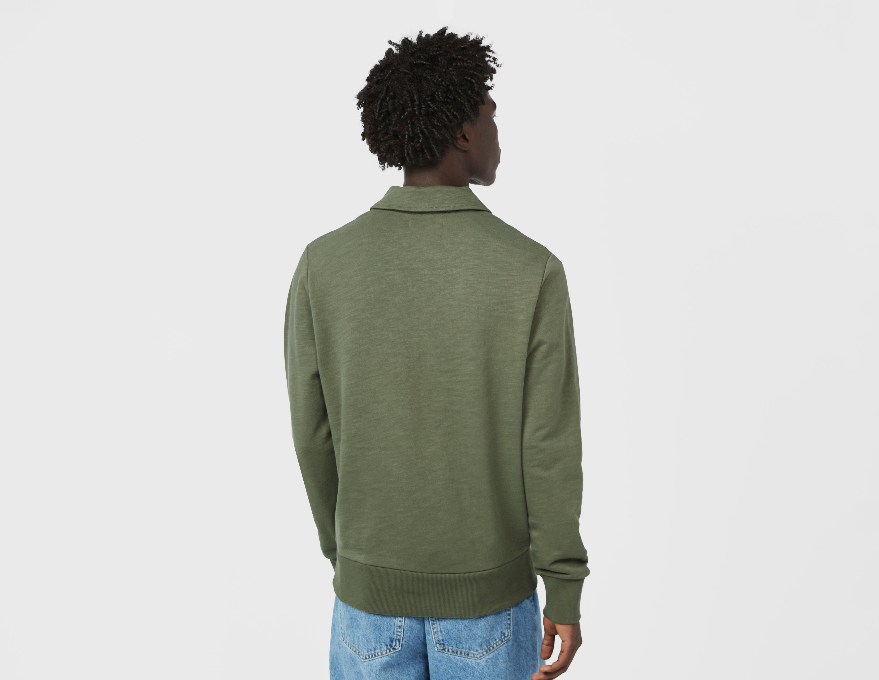 Fred Perry Zip Neck Collared Sweatshirt