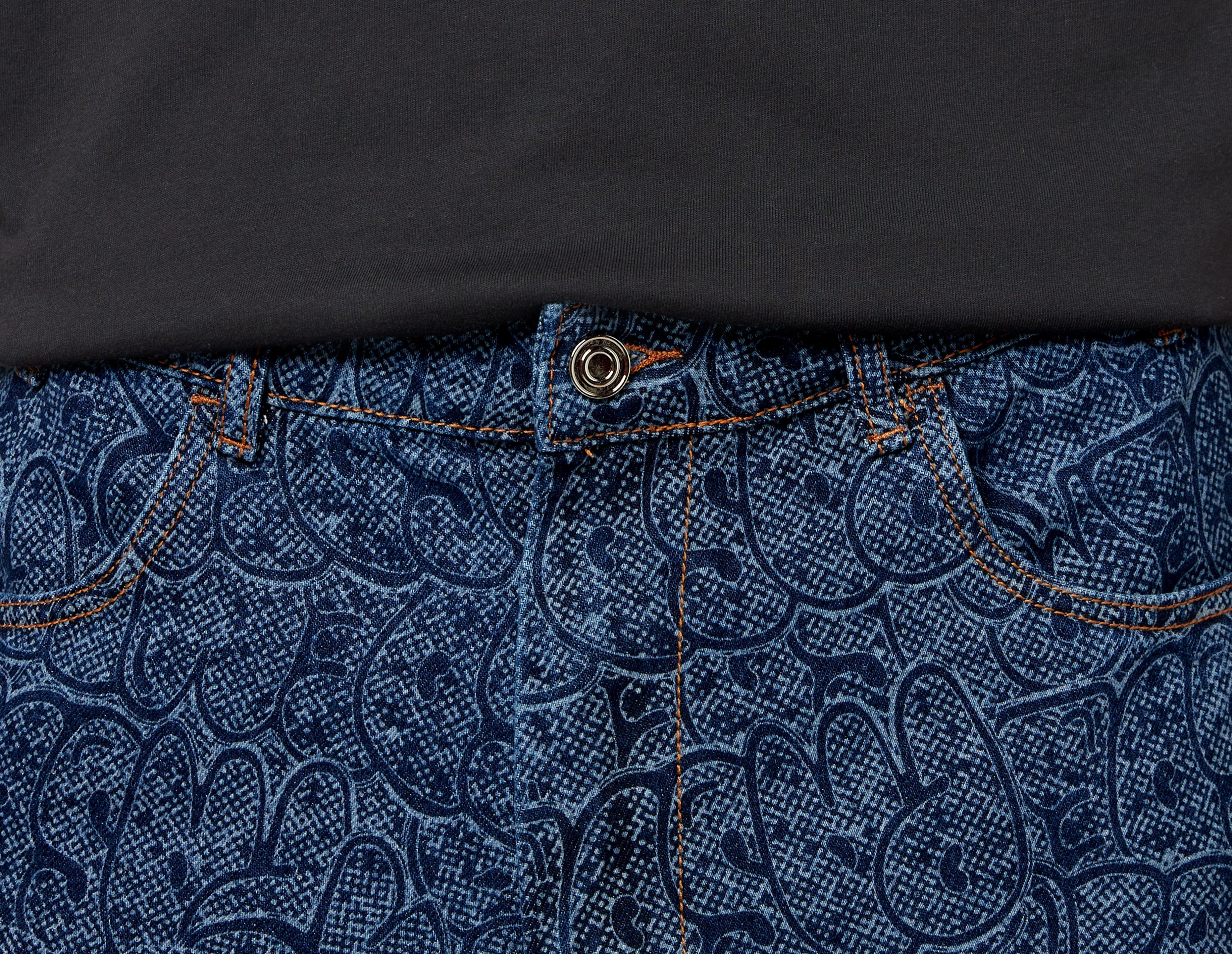 Pas de Mer Logo Denim Shorts