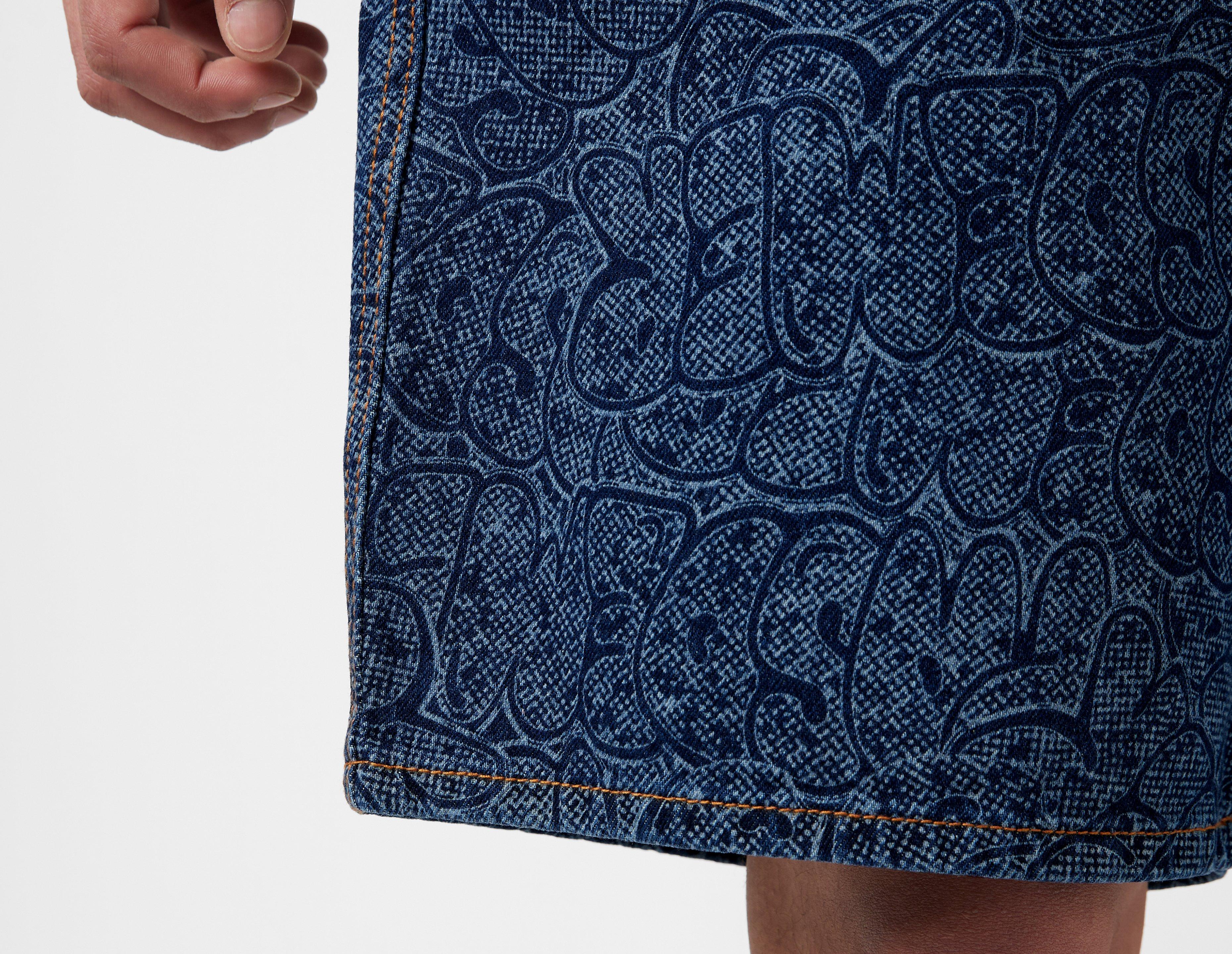 Pas de Mer Logo Denim Shorts