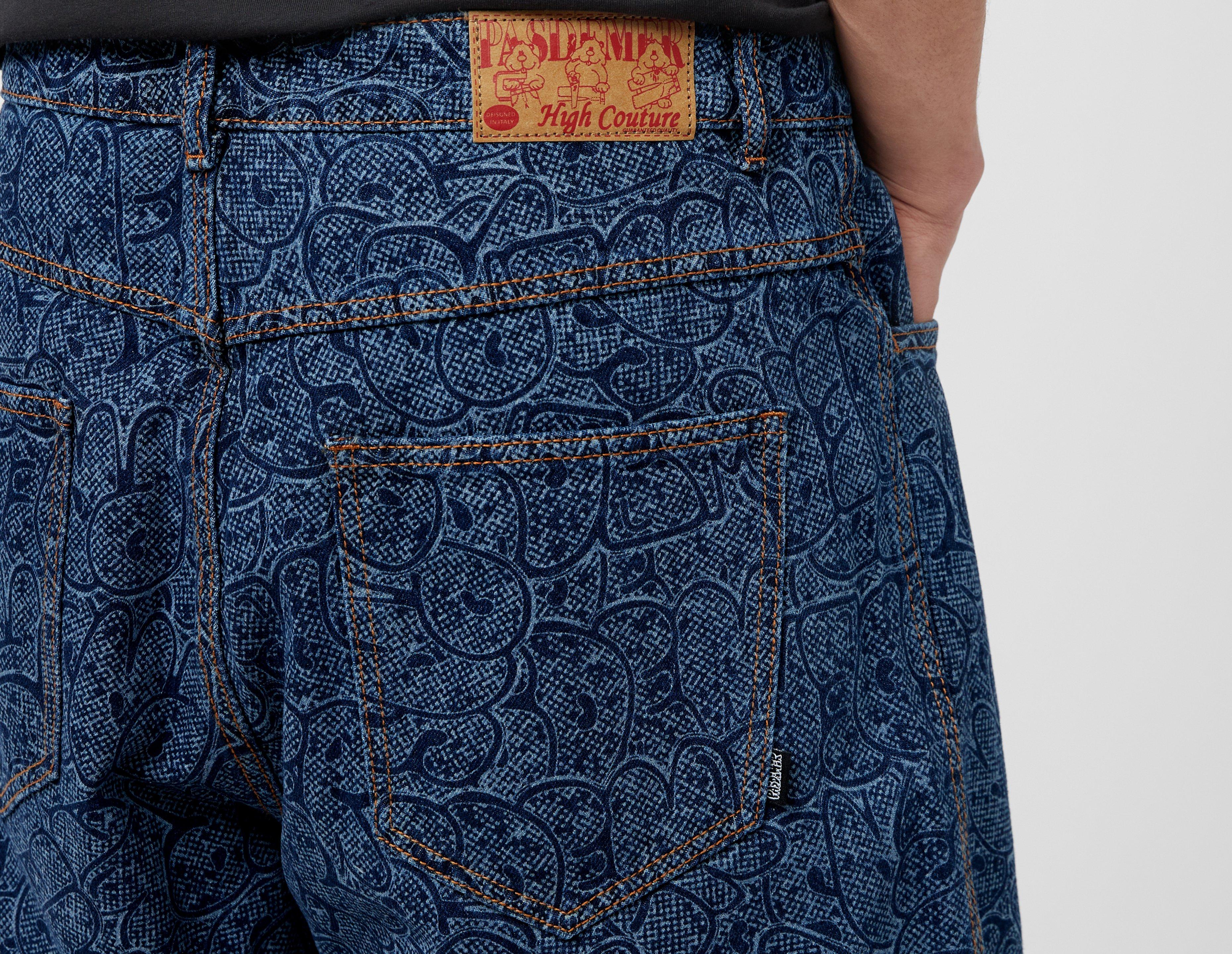Pas de Mer Logo Denim Shorts