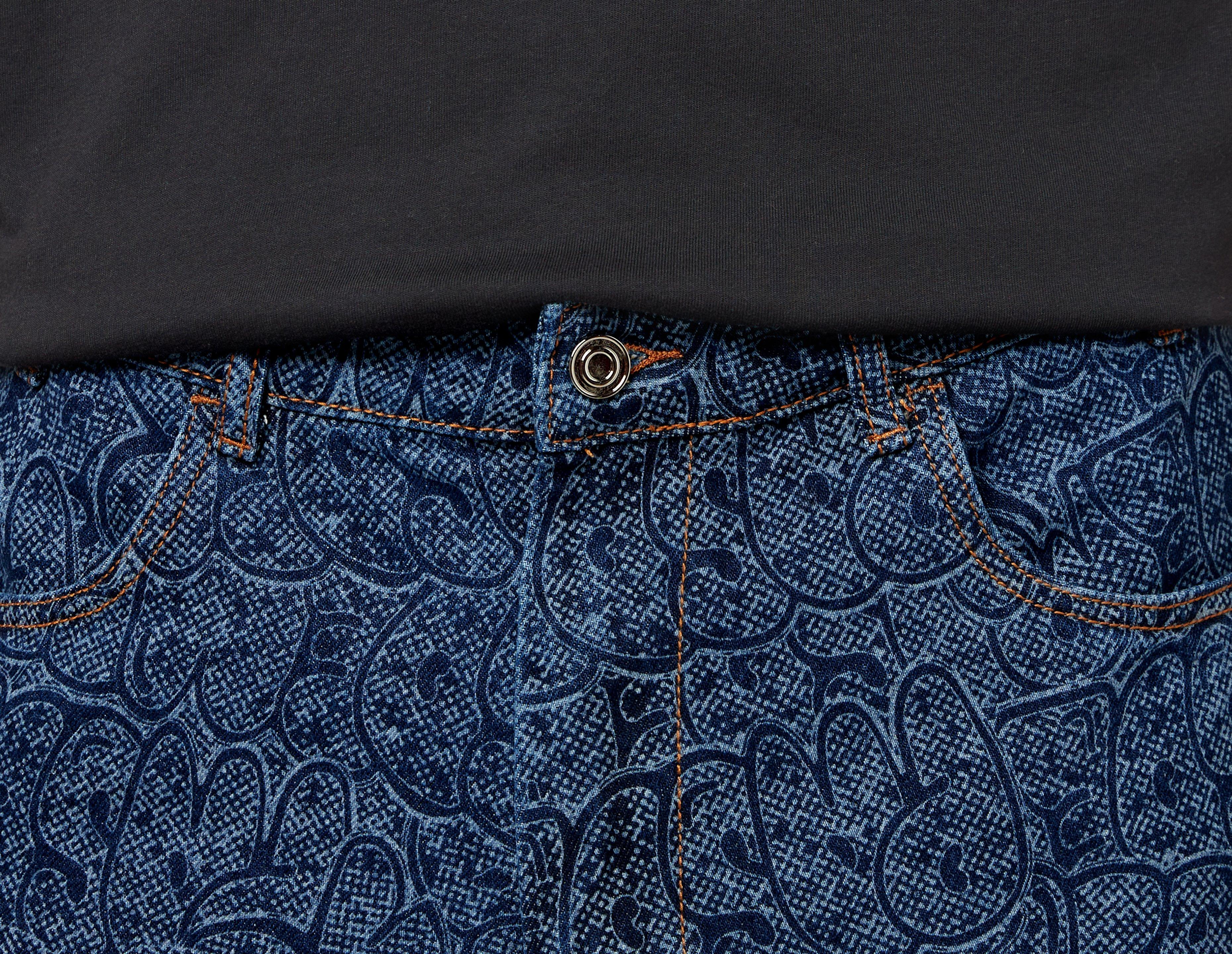 Pas de Mer Logo Denim Shorts