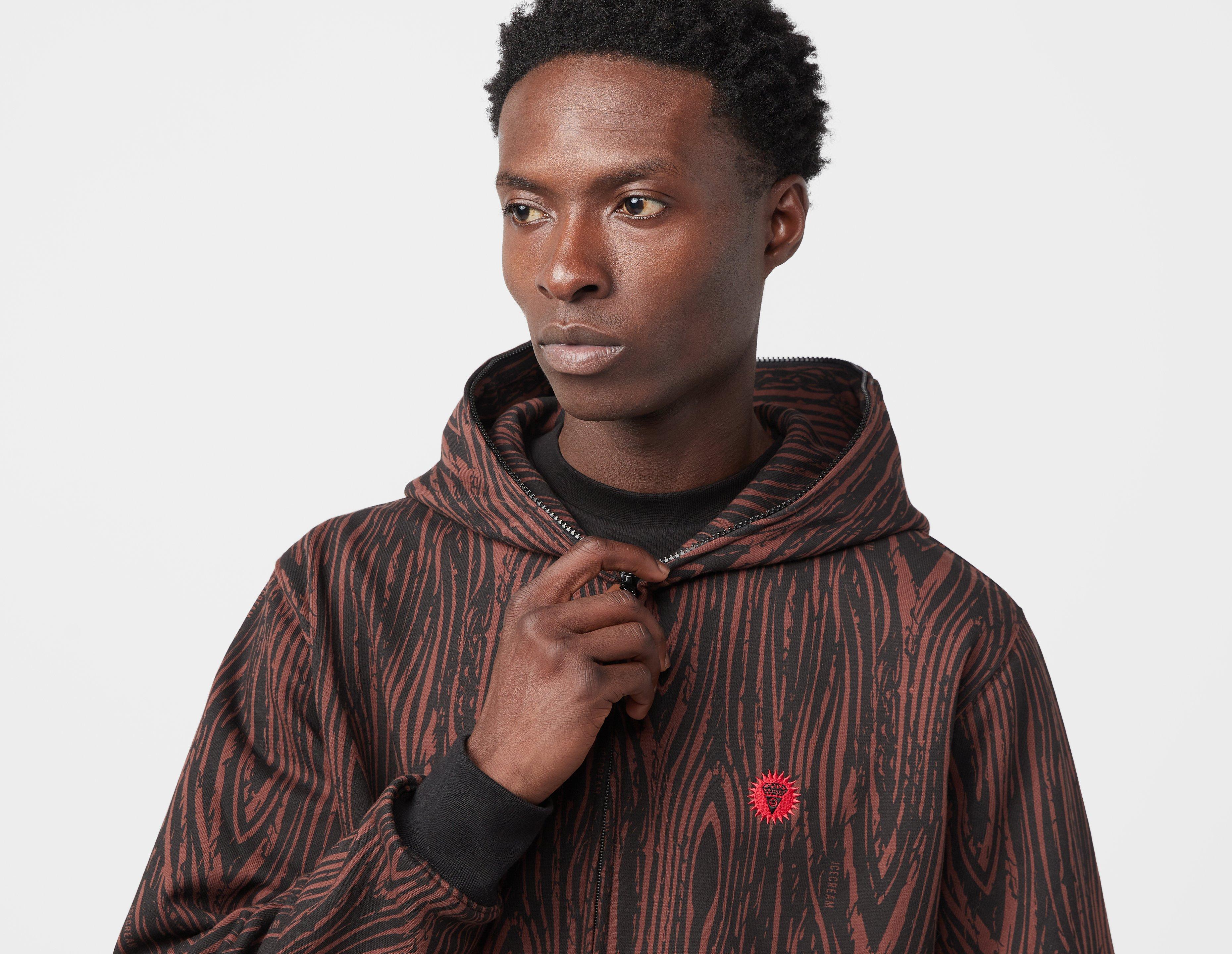 ICECREAM Woodgrain Zip Hoodie