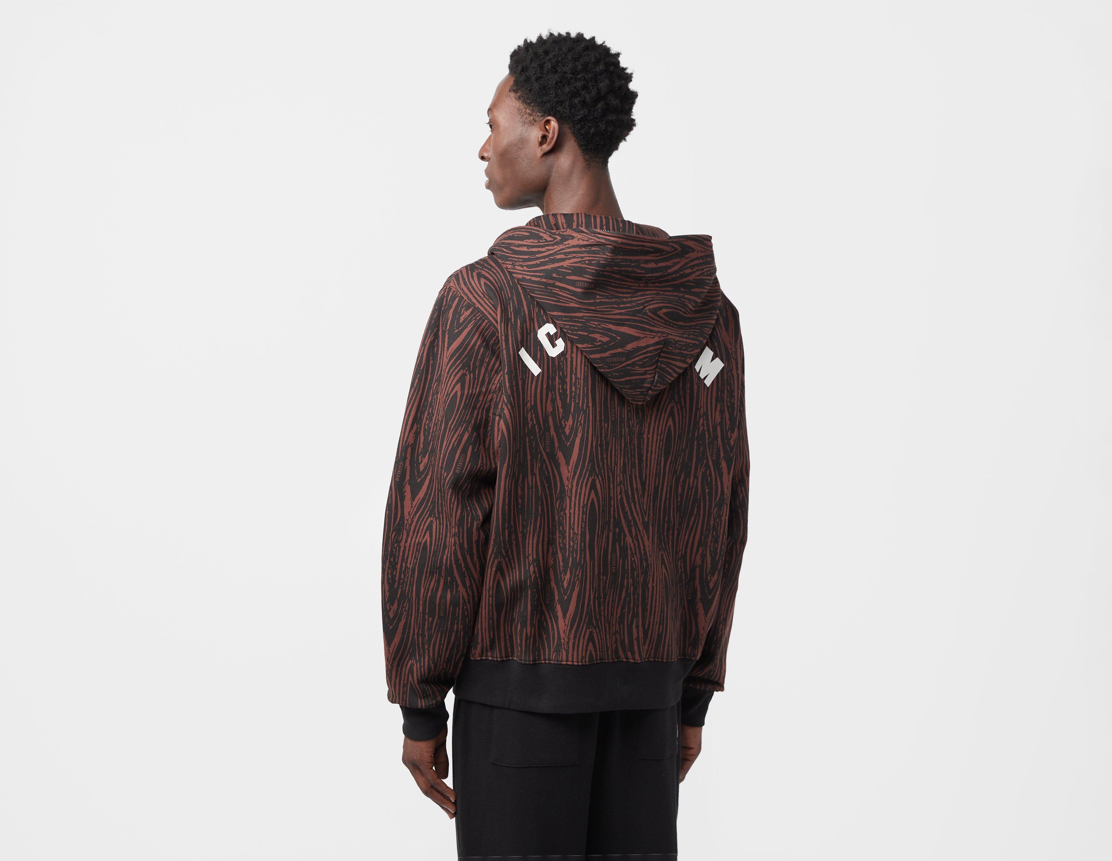 ICECREAM Woodgrain Zip Hoodie