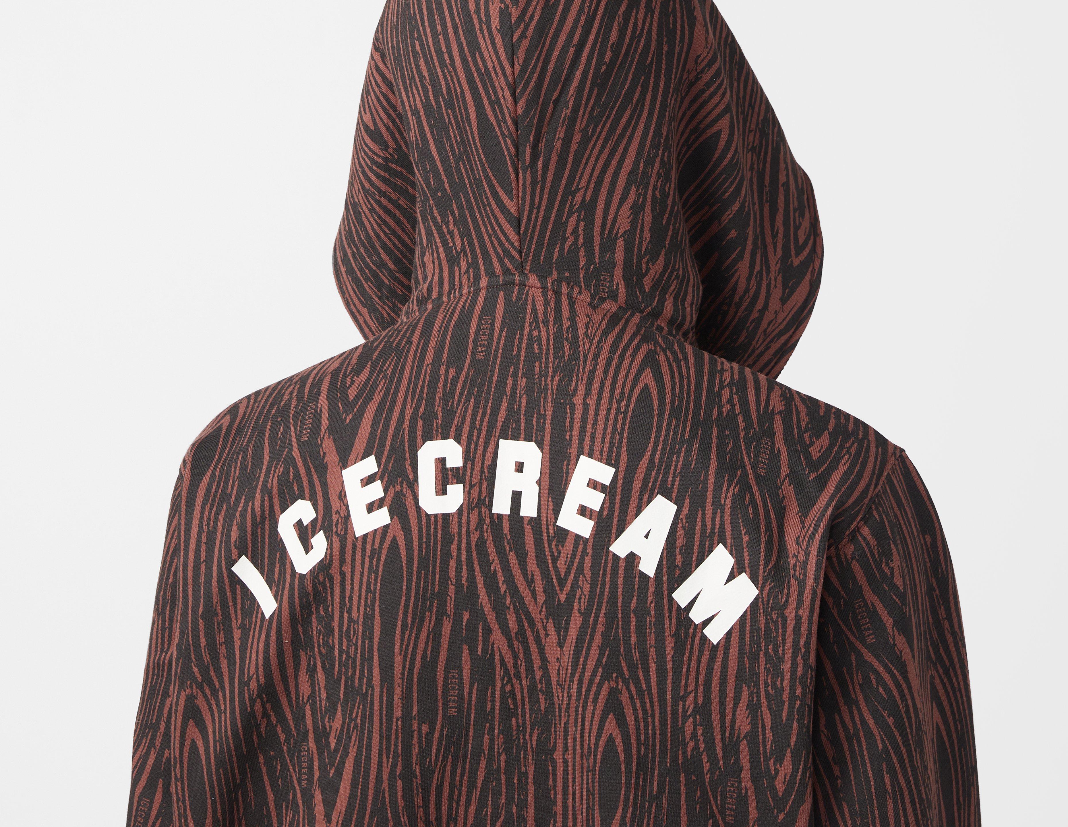 ICECREAM Woodgrain Zip Hoodie