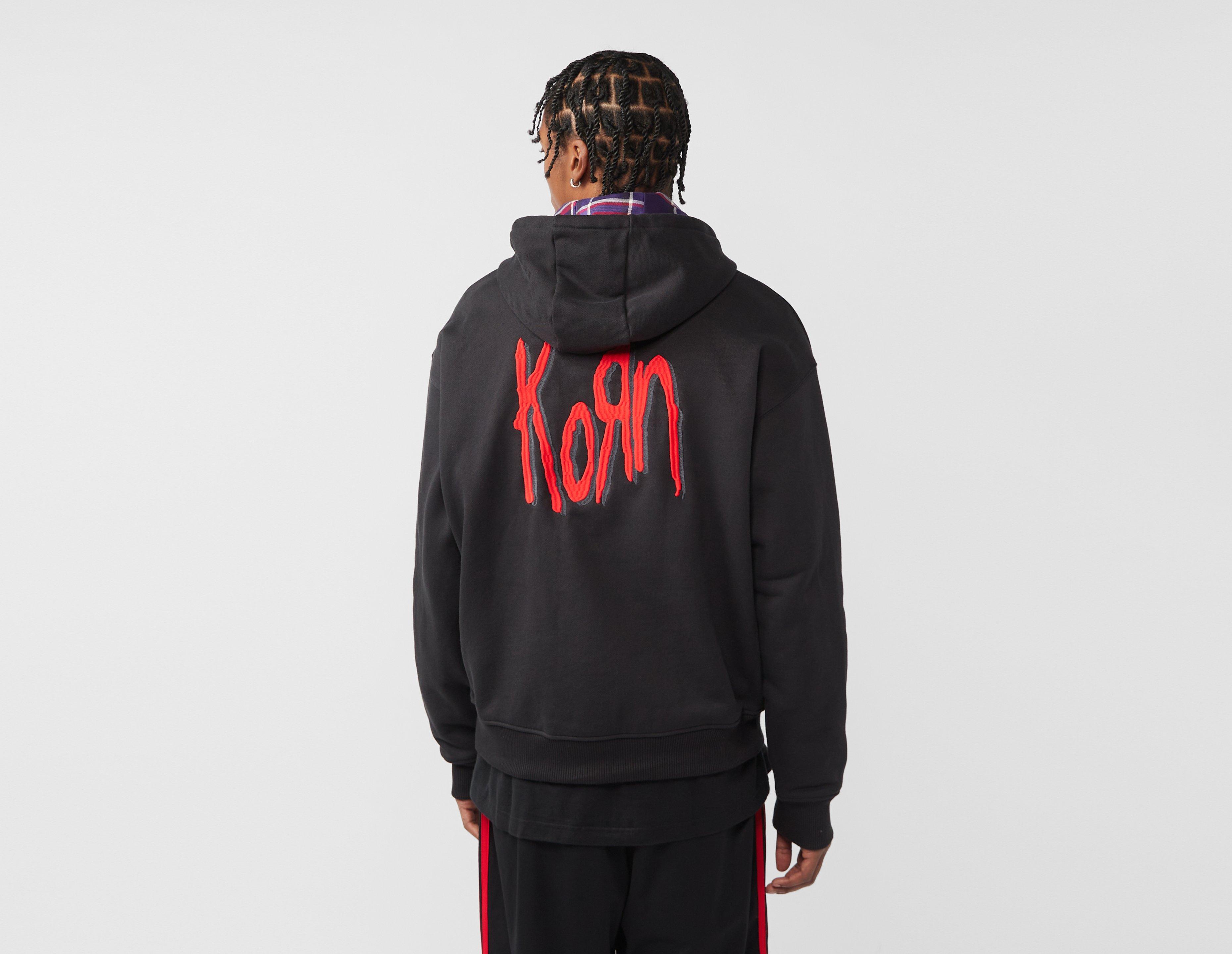 Black adidas Originals x Korn Graphic Stripe Hoodie size