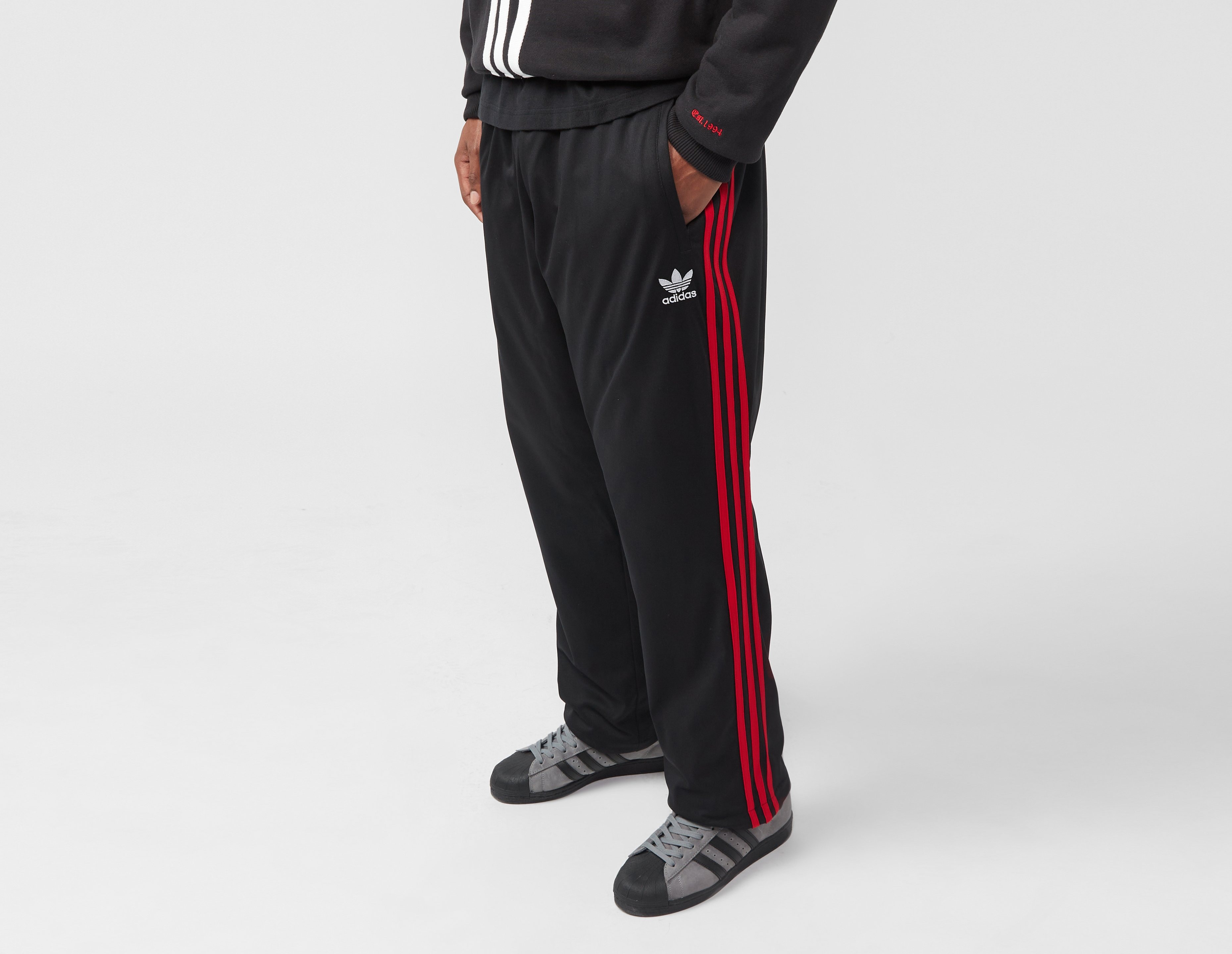 Adidas trefoil track pants sale