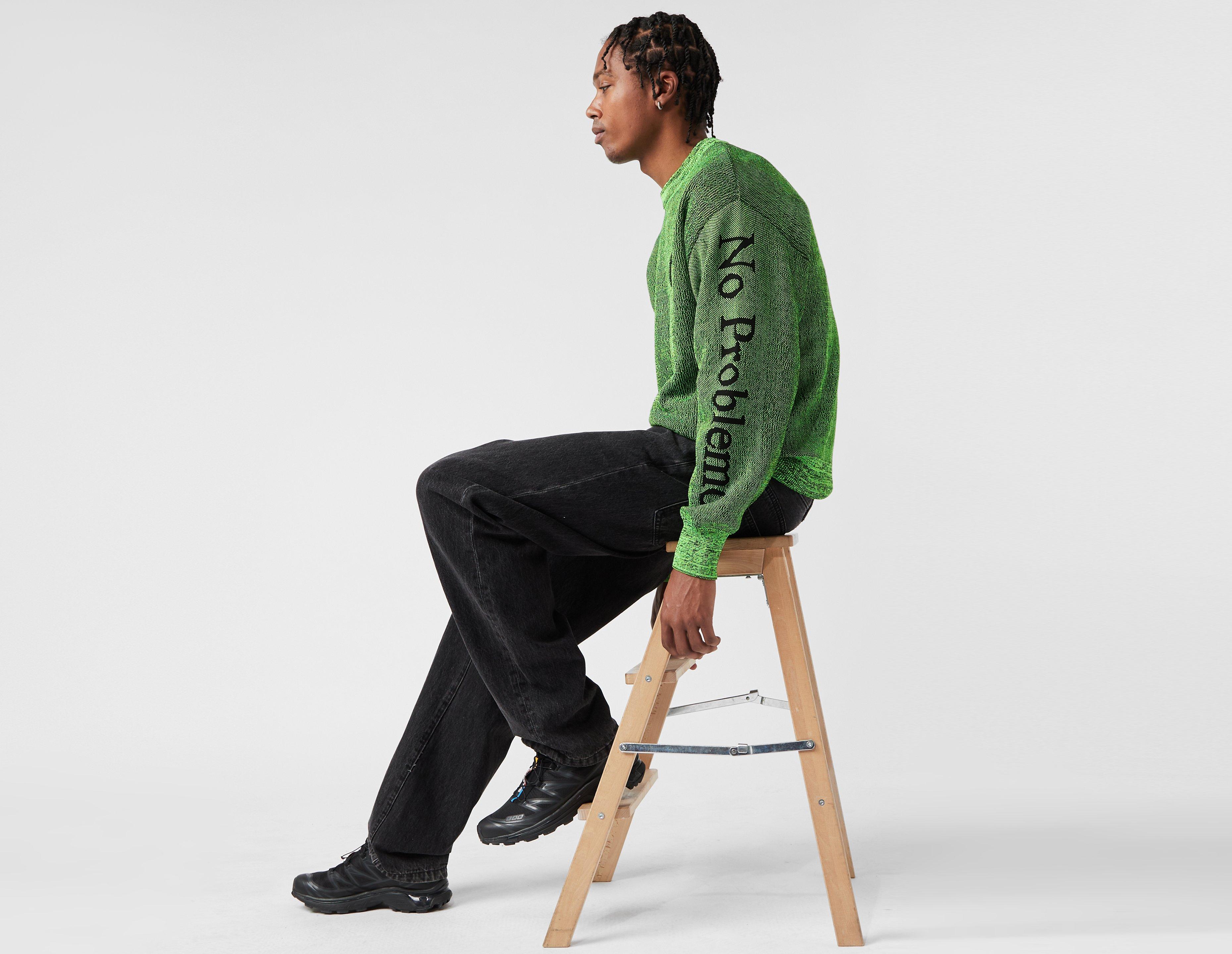 No Problemo Alien-O Glitch Knit Sweatshirt