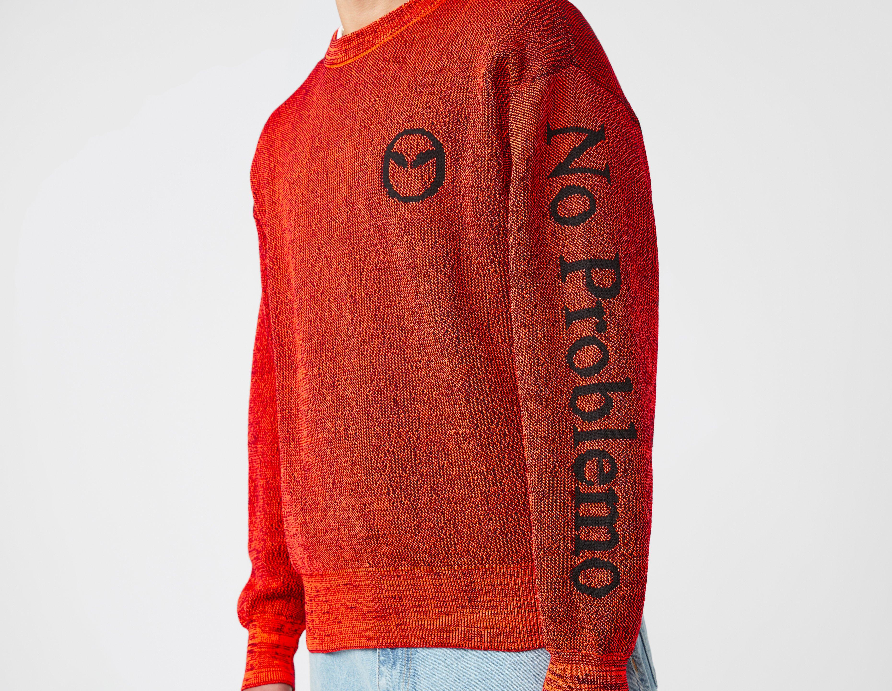 No Problemo Alien-O Glitch Knit Sweatshirt