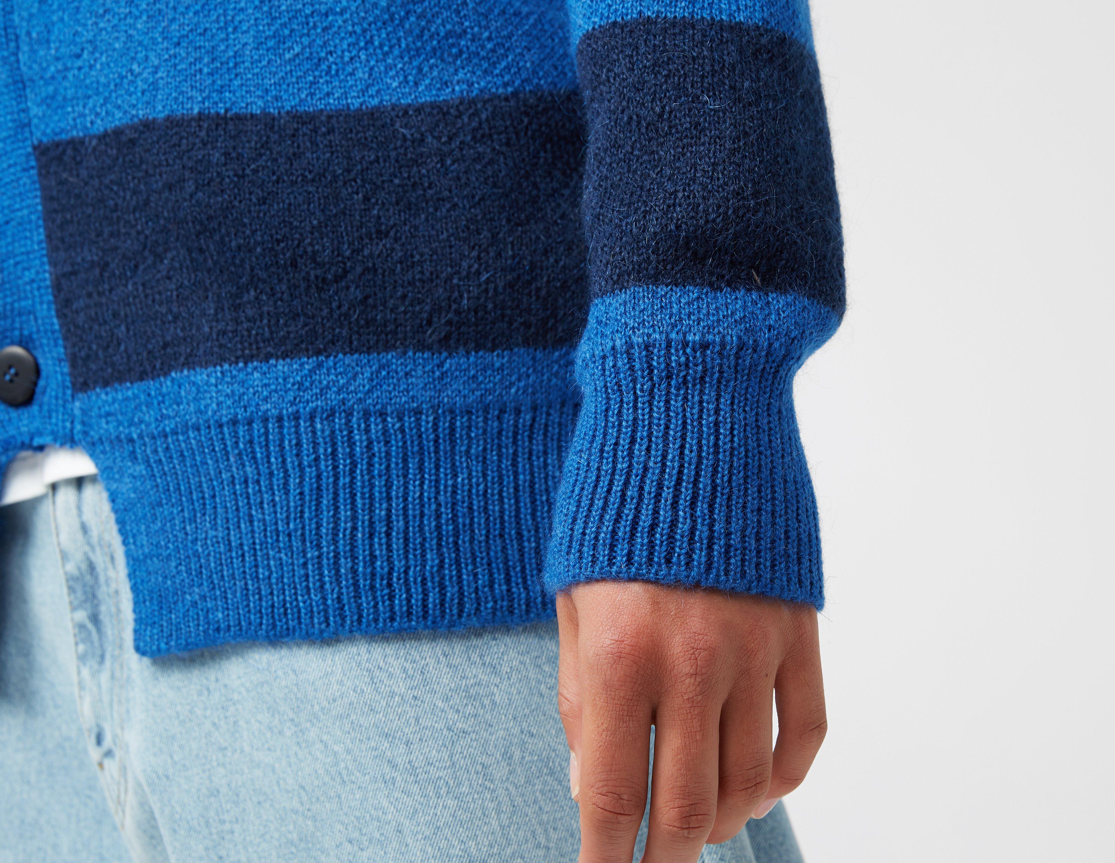 No Problemo Striped Mohair Cardigan