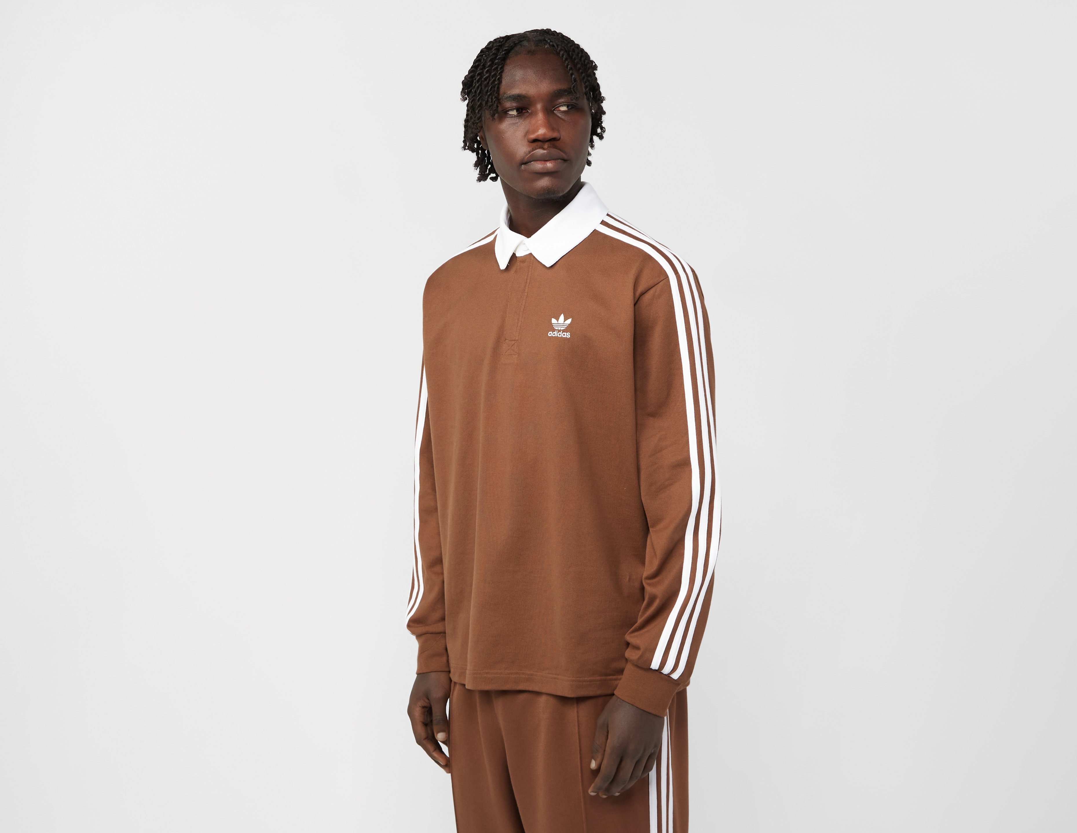 Brown adidas team Originals Adicolor Rugby Polo db1758 adidas team cleats for women shoes size Unit le imm