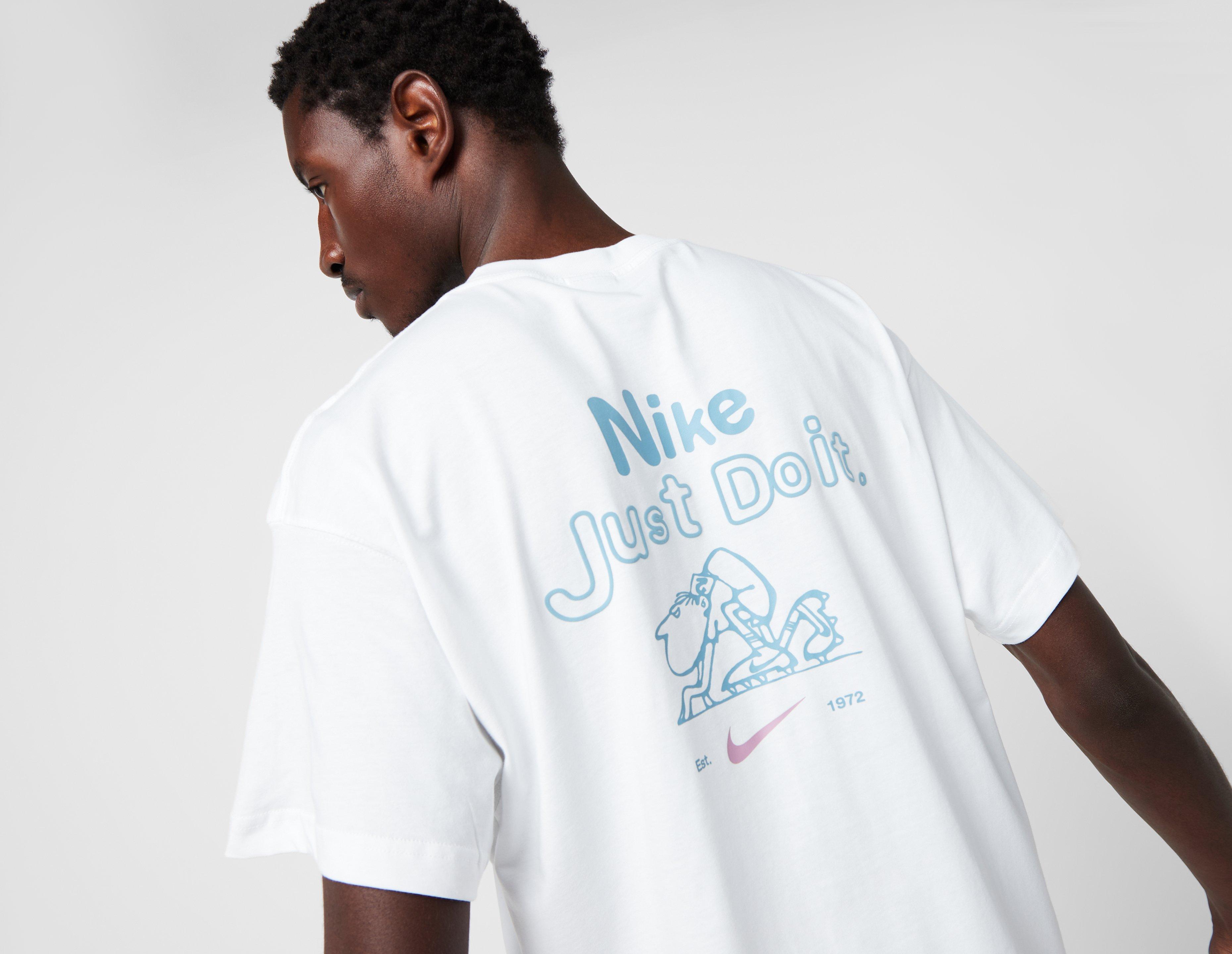 White Nike Just Do It T Shirt size