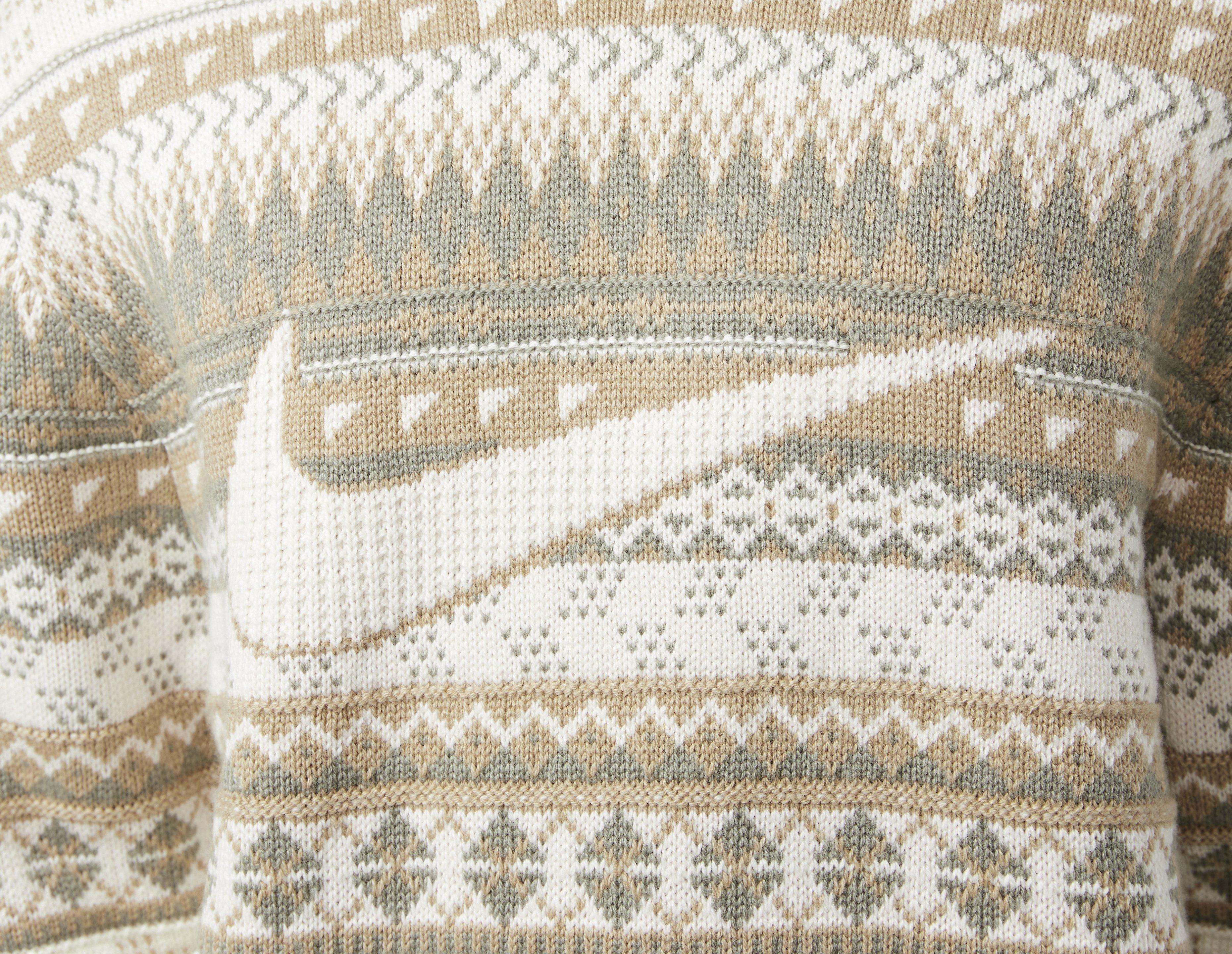 Nike Life Fair Isle Swoosh Jumper