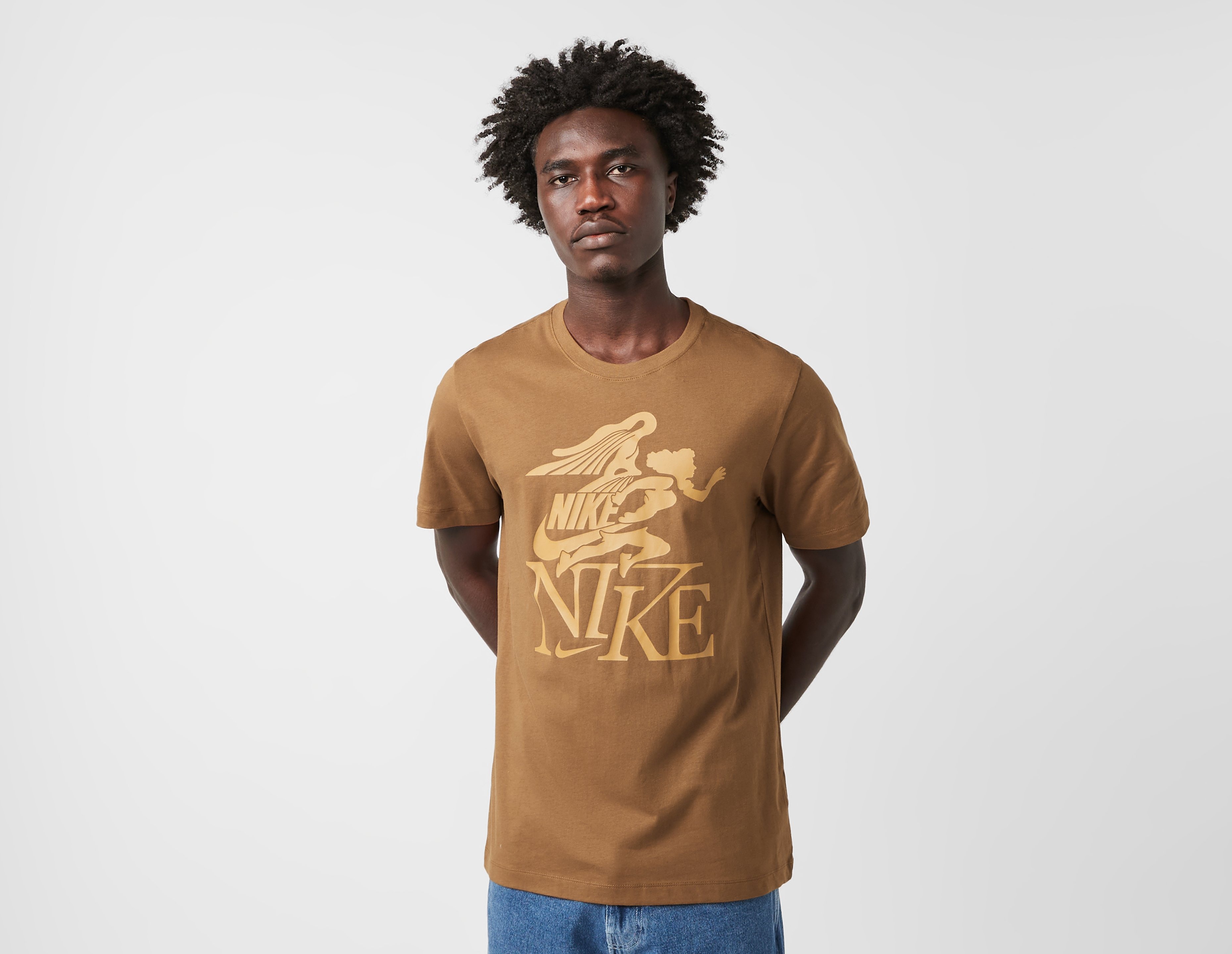 dusty brown nike shirt