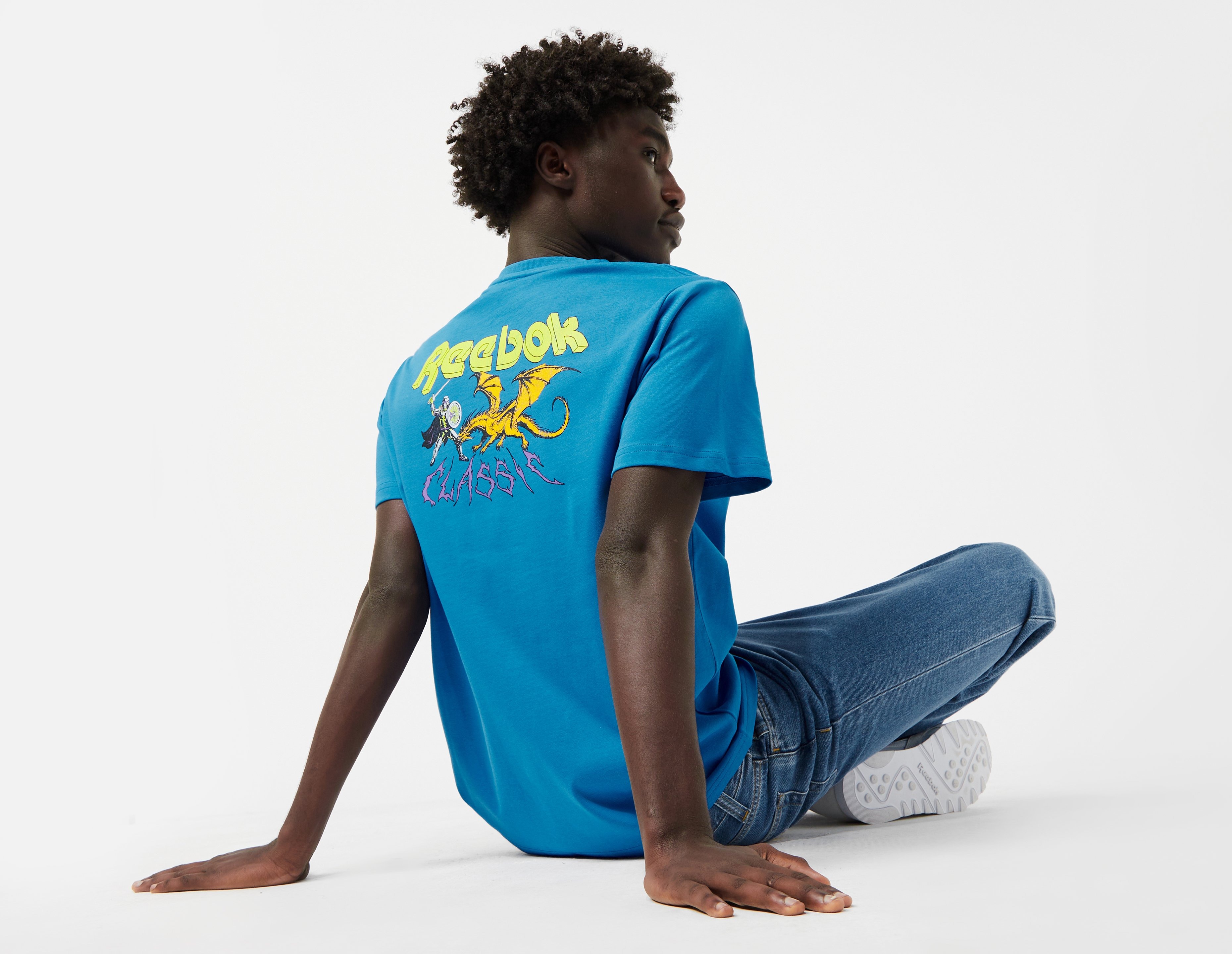 Blue Reebok Slayer T Shirt size exclusive size