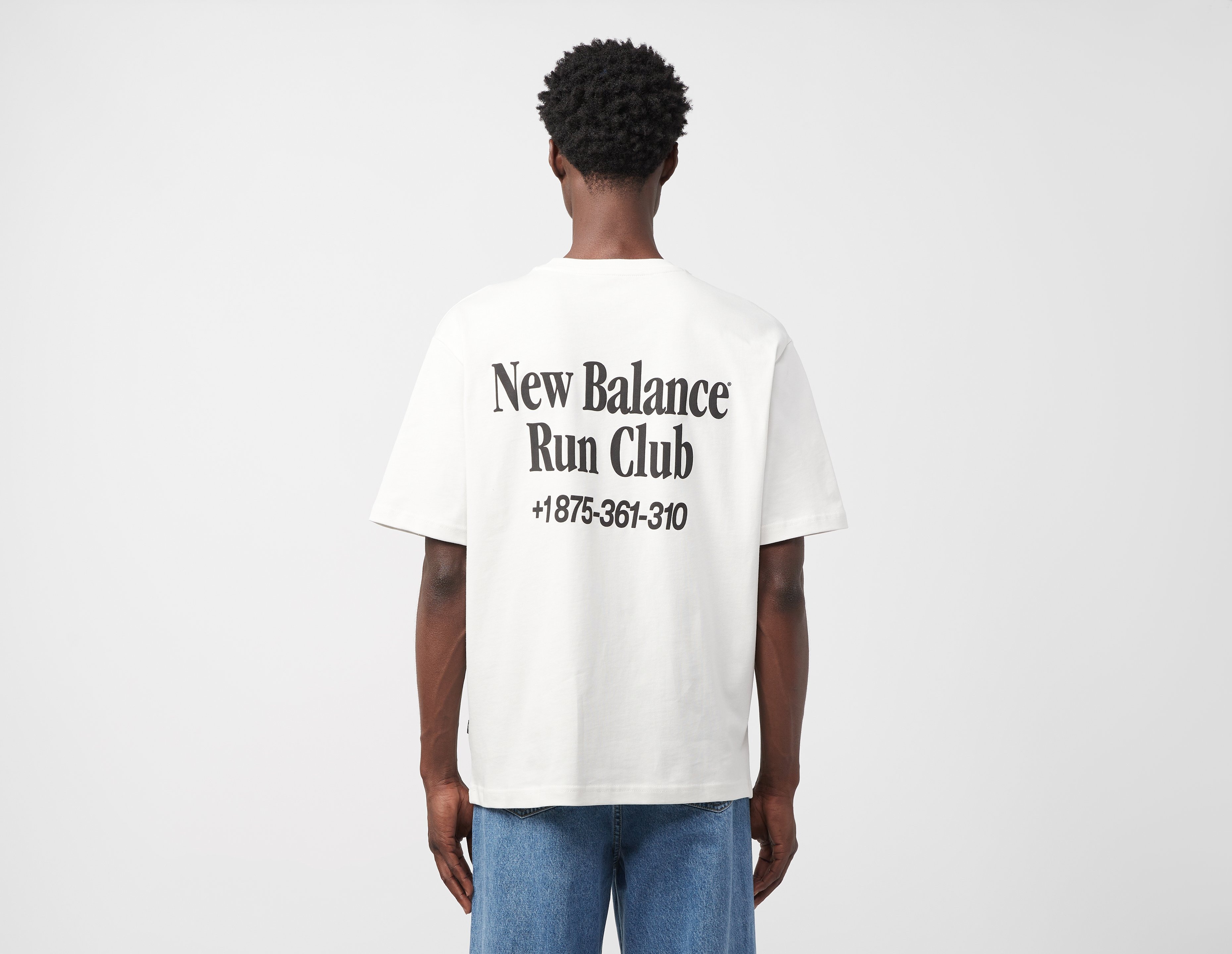 New balance white shirt on sale