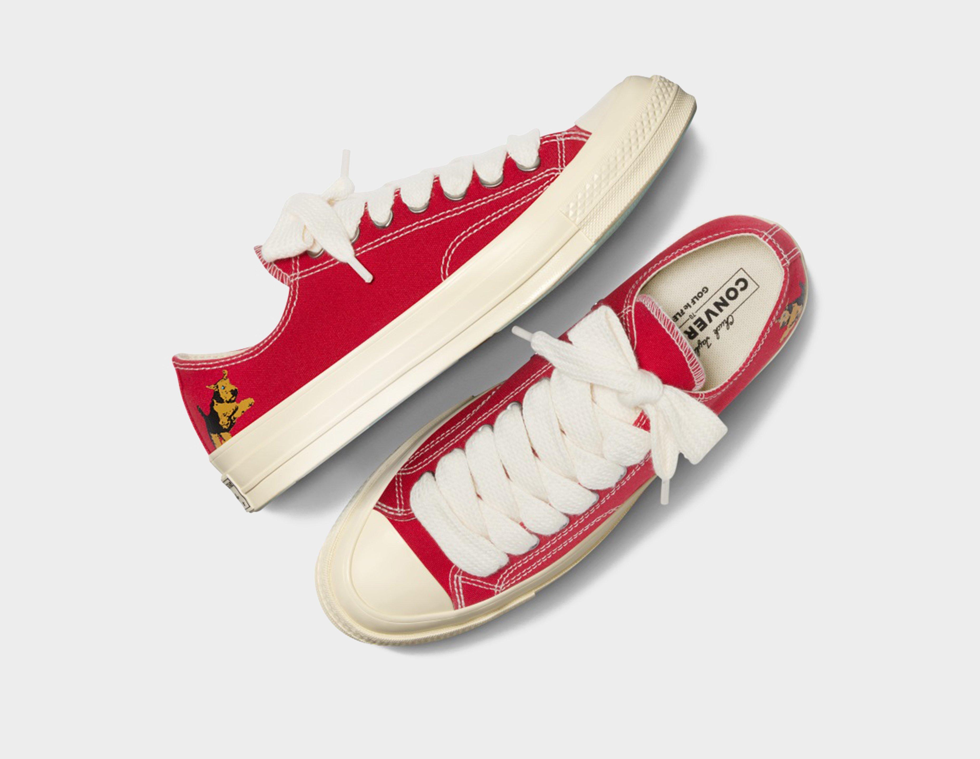 Red Converse Golf Le Fleur Colorblock Mens 6/Womens Converse One