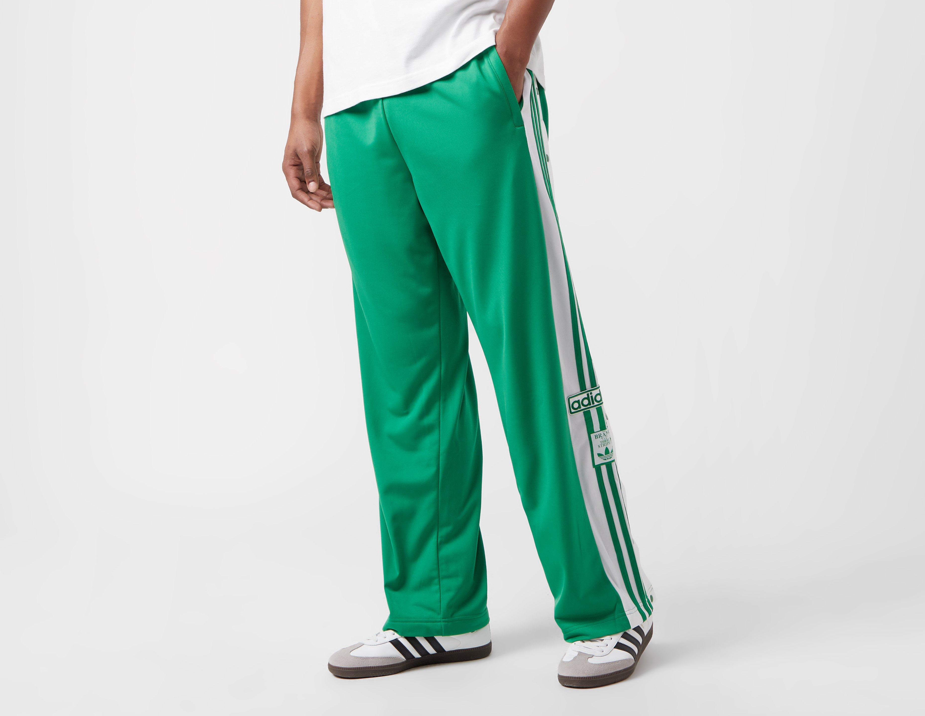 Green adidas Originals Adibreak Track Pants size