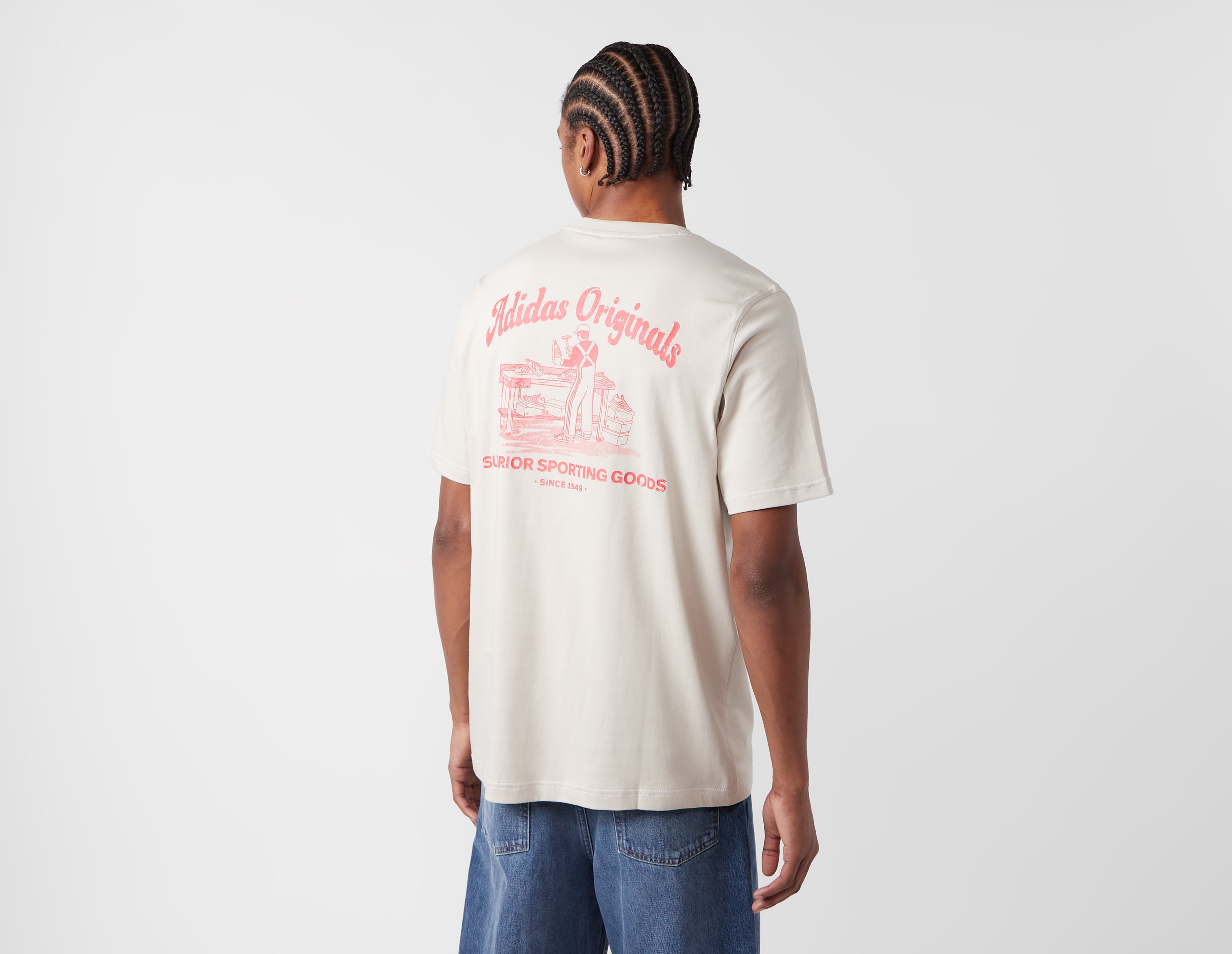 ★ドイツ発*adidas Originals*新作*Wabash LEOPARD Tシャツ/BL★ adidas Originals Wabash t-shirt with leopard graphic in