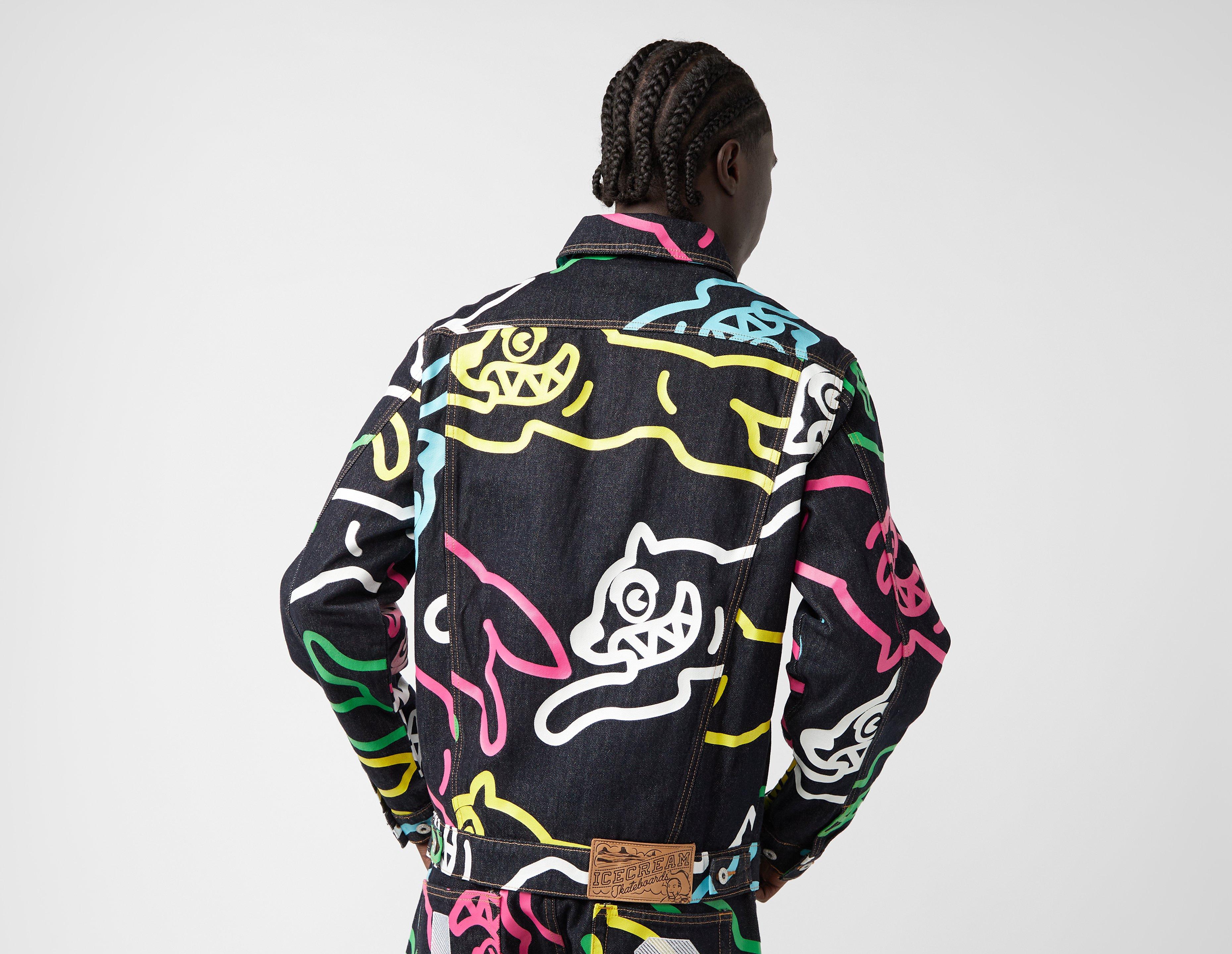 ICECREAM Jumbo Running Dog AOP Denim Jacket