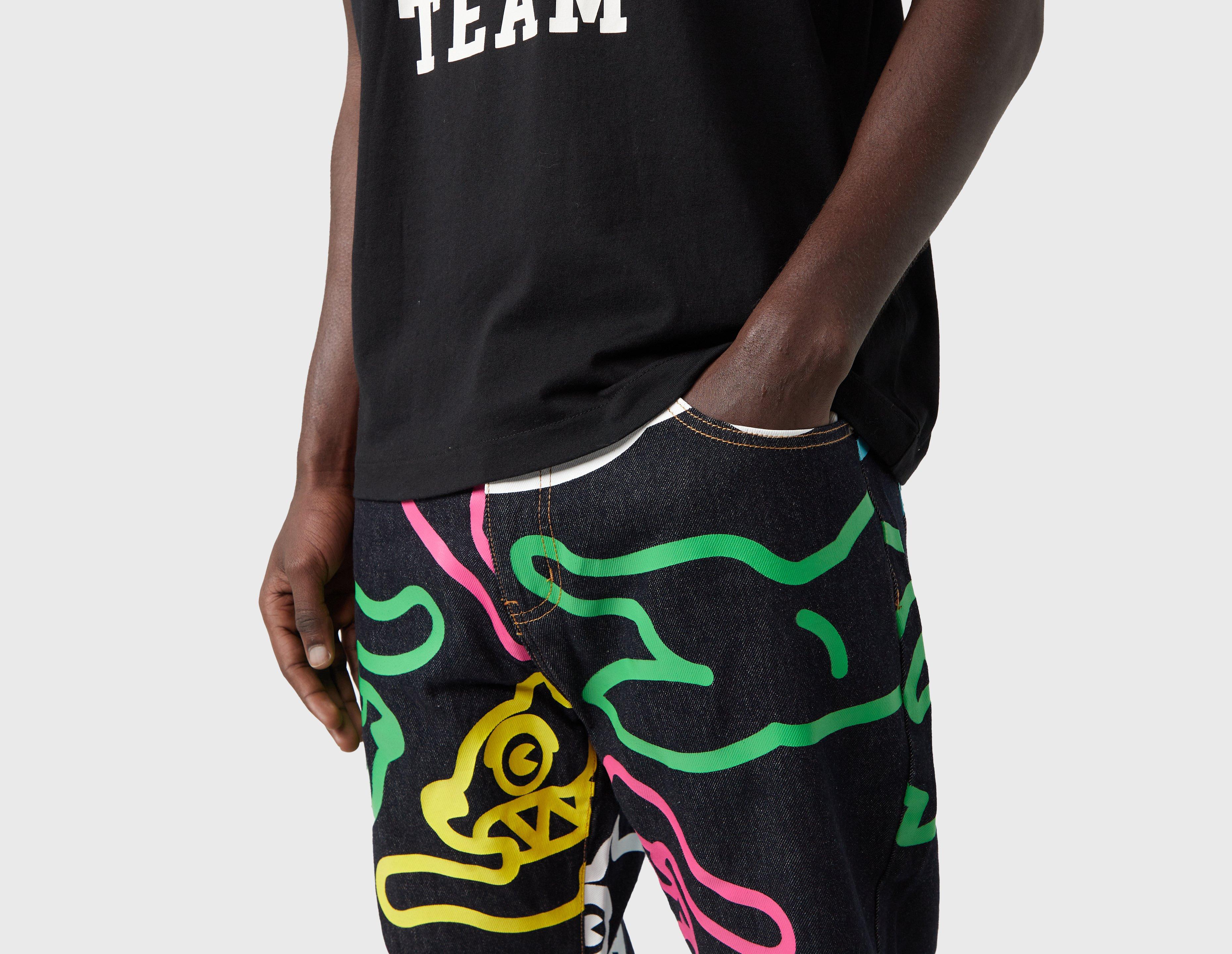 ICECREAM Jumbo Running Dog AOP Jeans