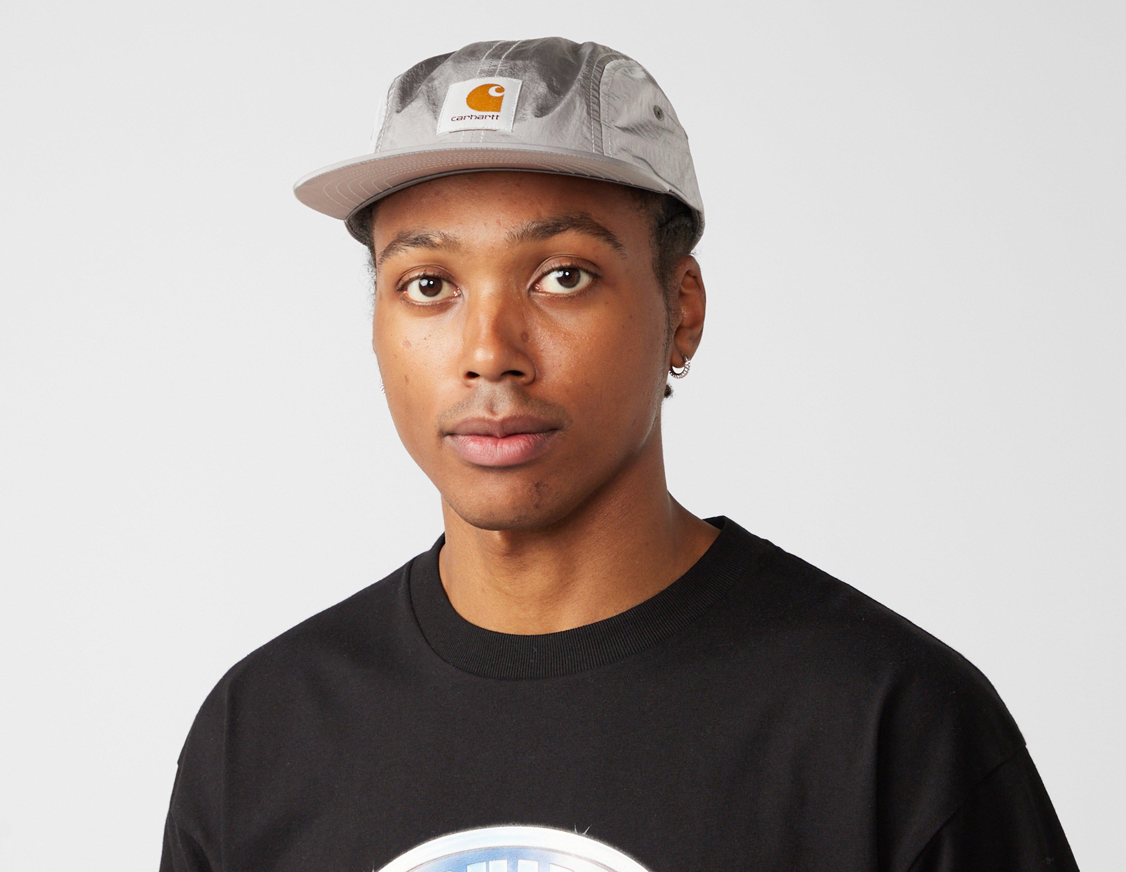Grey Carhartt WIP Canby Cap | metal swoosh h86 adjustable