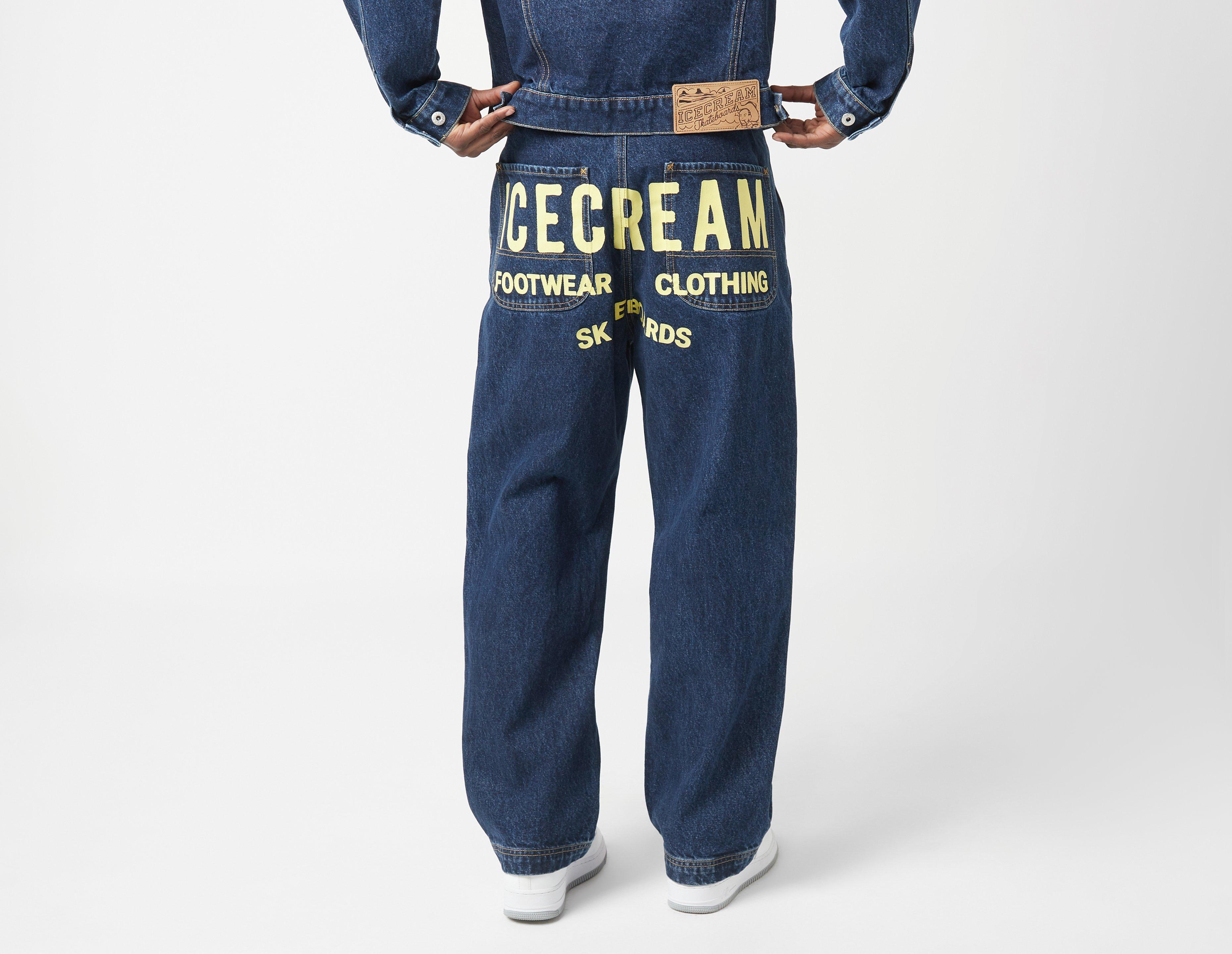 ICECREAM Cowboy Print Denim Jeans