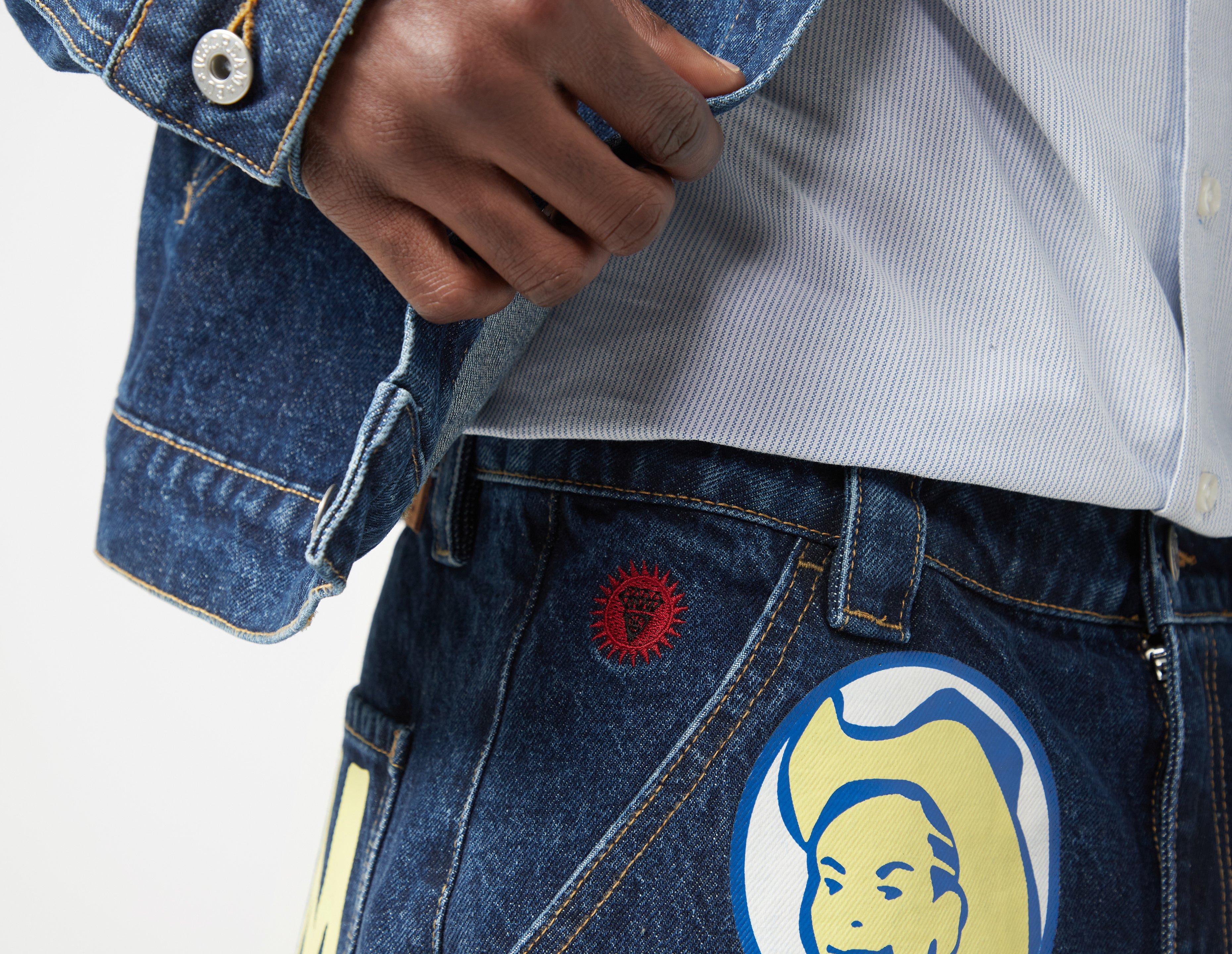 ICECREAM Cowboy Print Denim Jeans