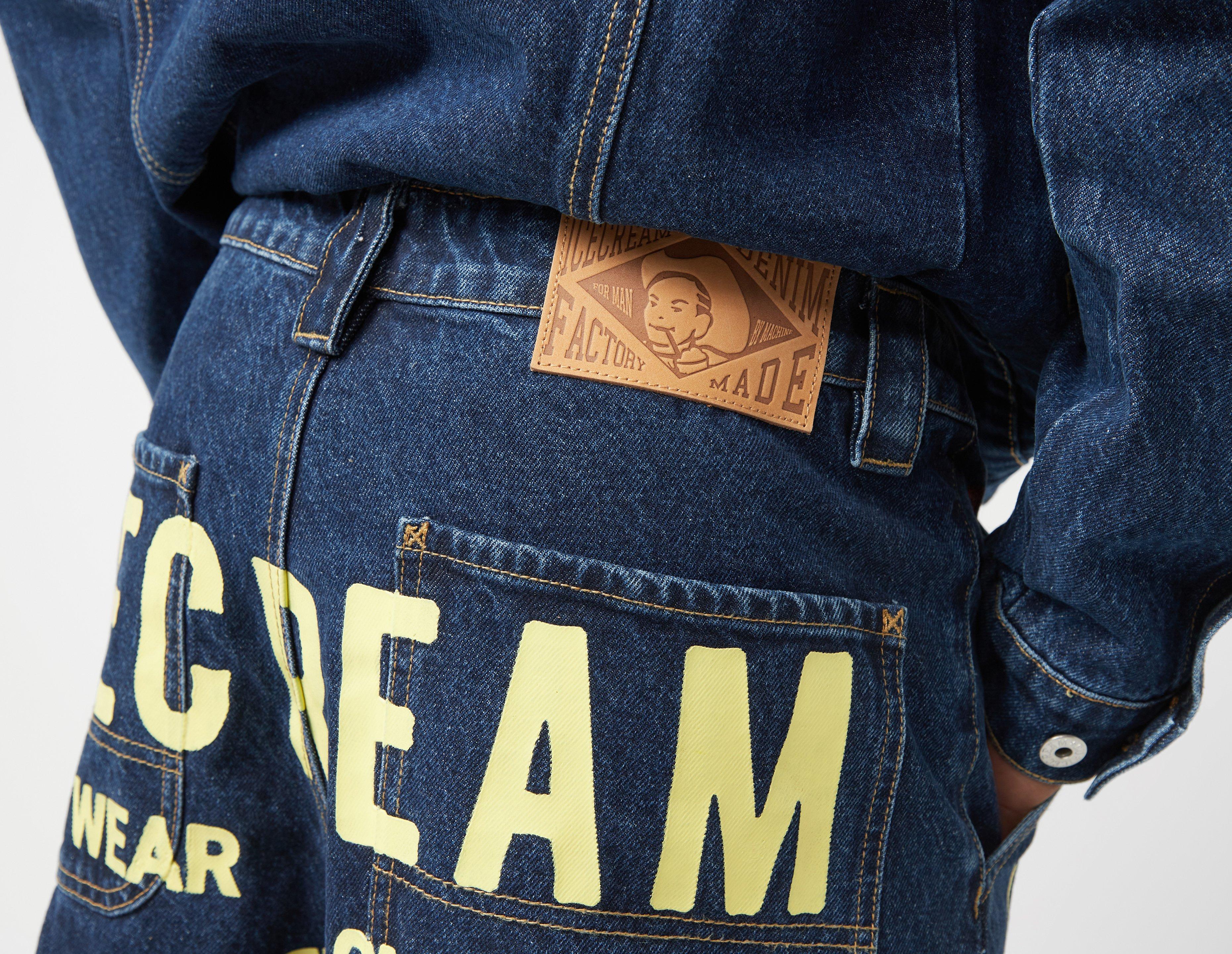 ICECREAM Cowboy Print Denim Jeans